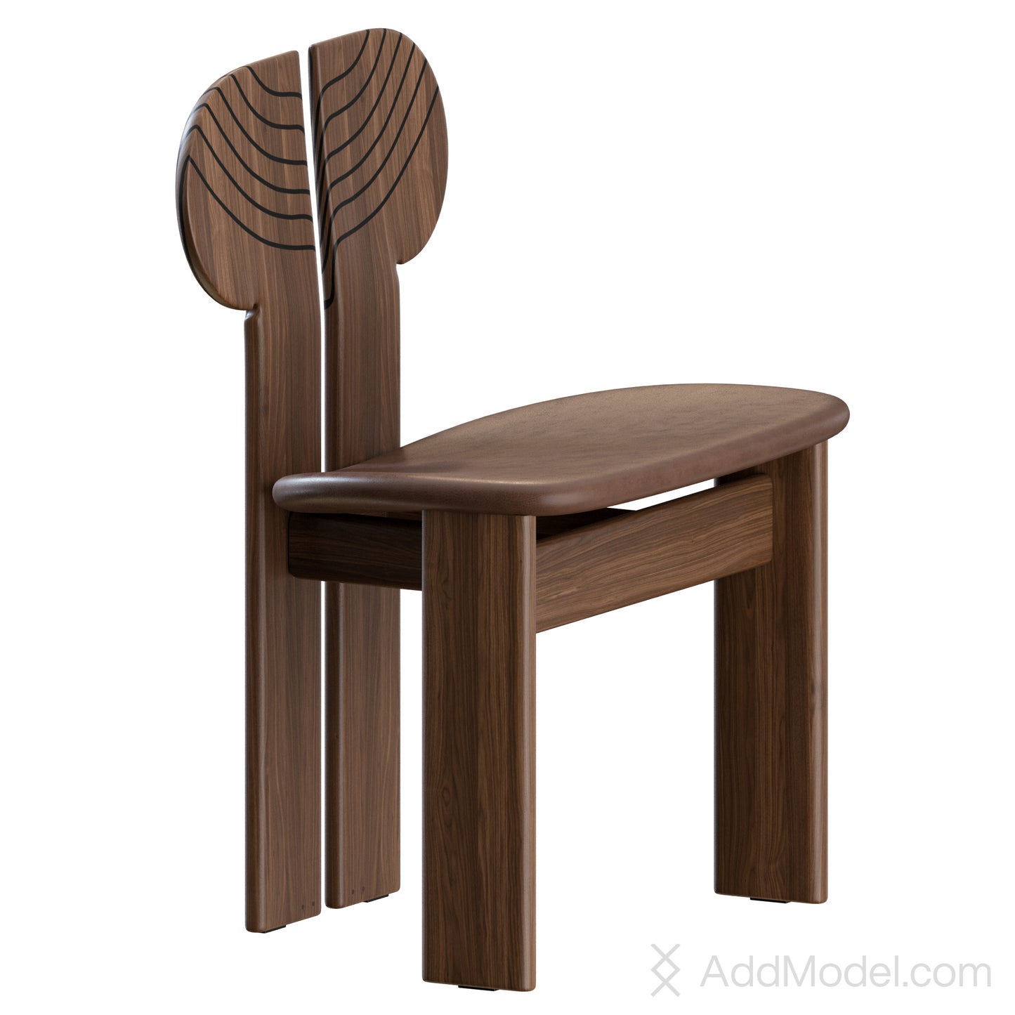 Africa Chair By Tacchini 3D model on Add Model