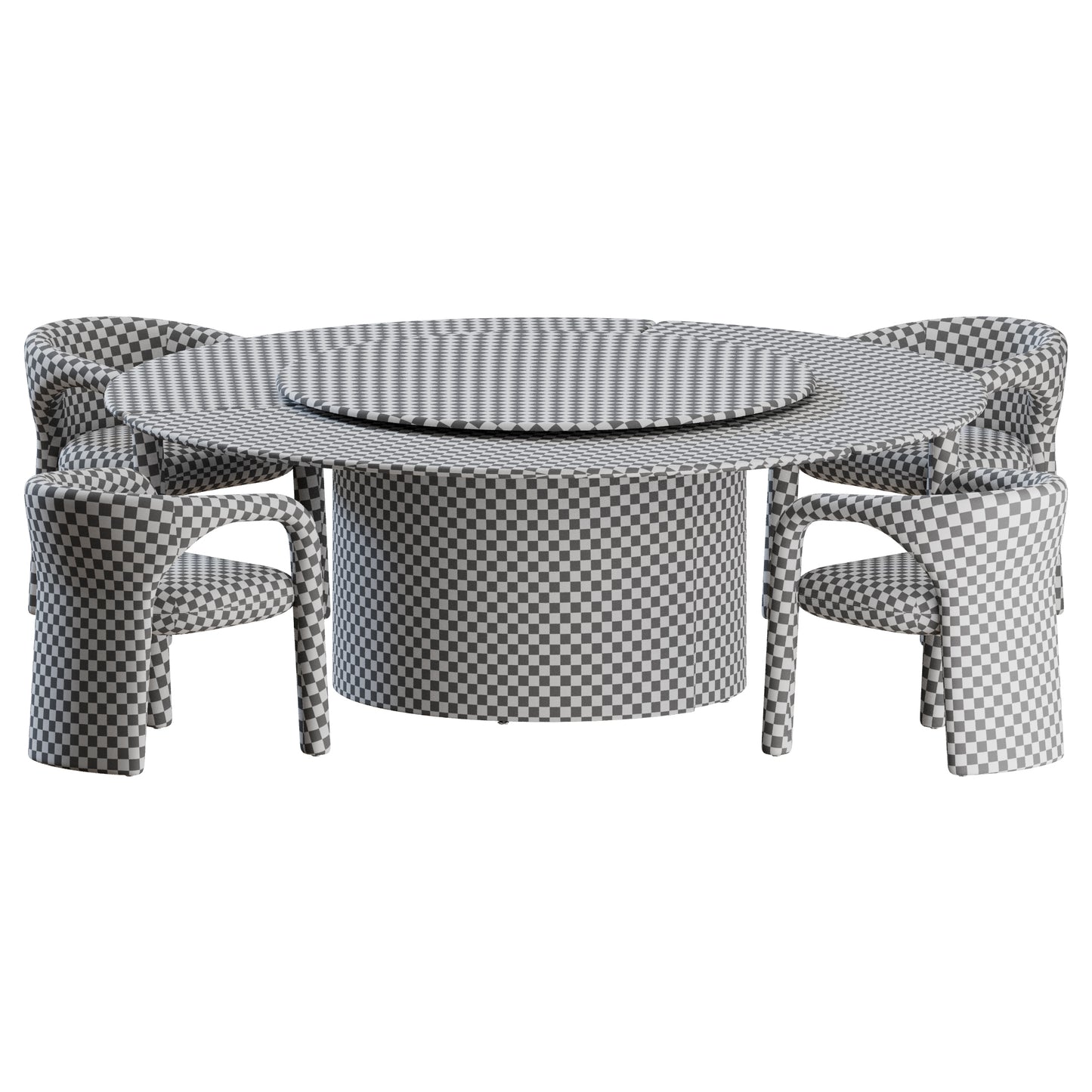 Aimee Chair Amelie Table by Baxter 3D Model