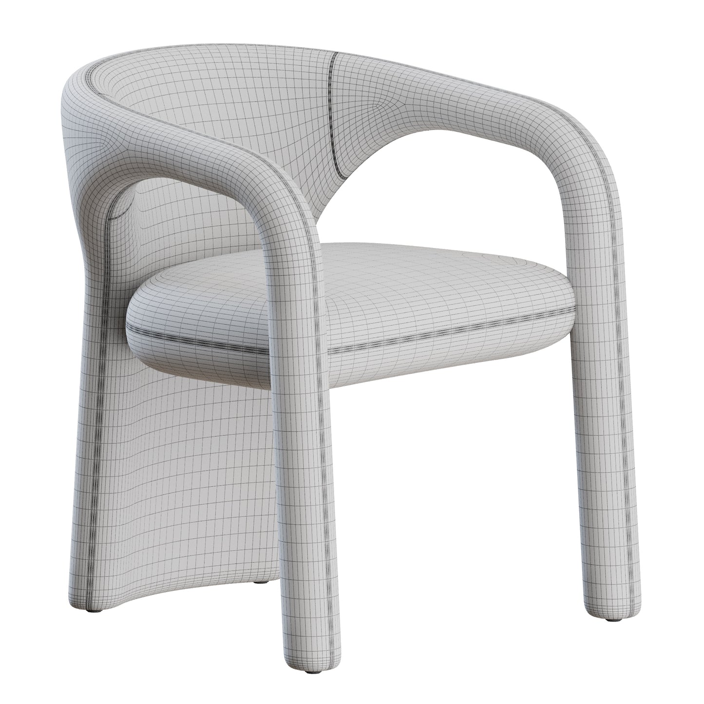 Aimee Chair by Baxter 3D Model