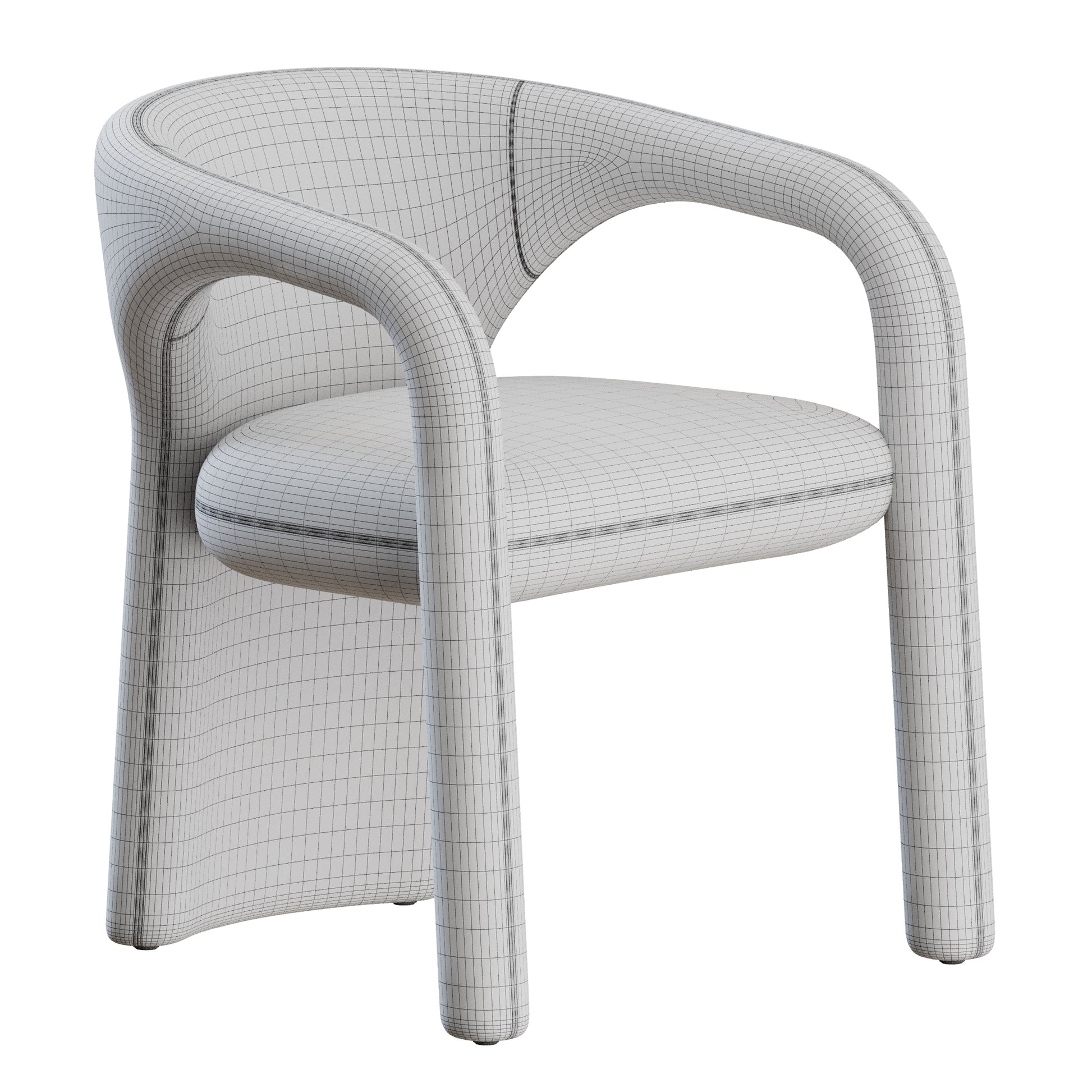 Aimee Chair by Baxter 3D Model