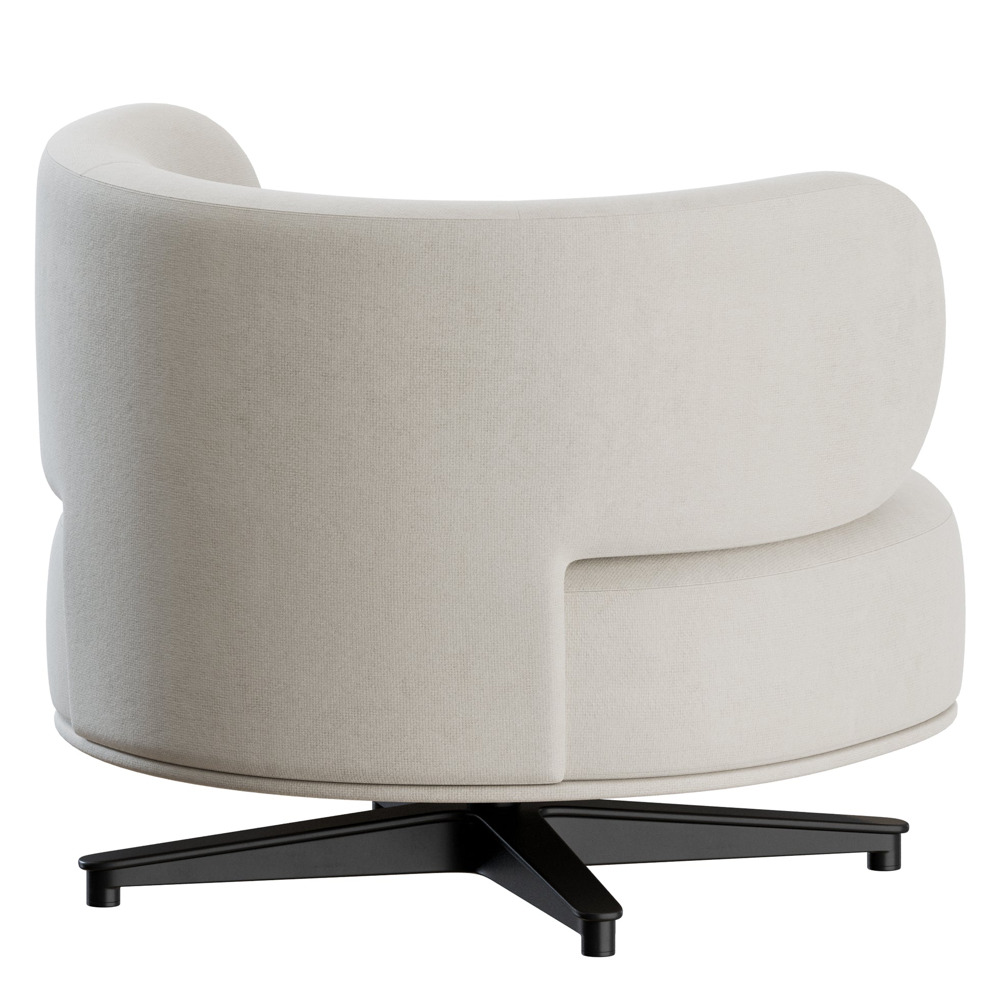 Akiko Lounge Swivel Armchair By Gallotti and Radice 3D model on Add Model