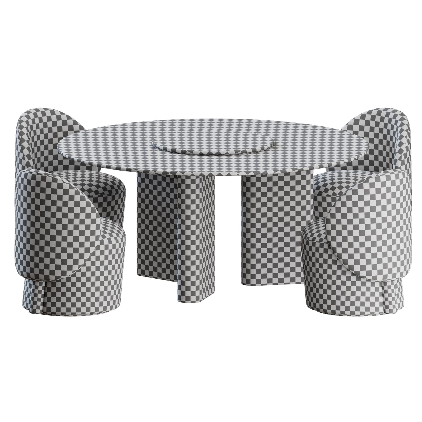 Alba Chair Onno Table by Giulio Marelli 3D Model