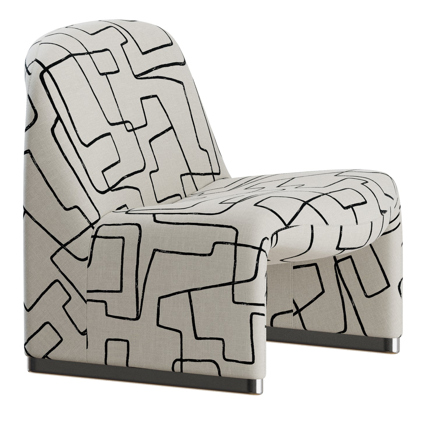 Alky Lounge Chair by Giancarlo Piretti for Artifort 3D Model