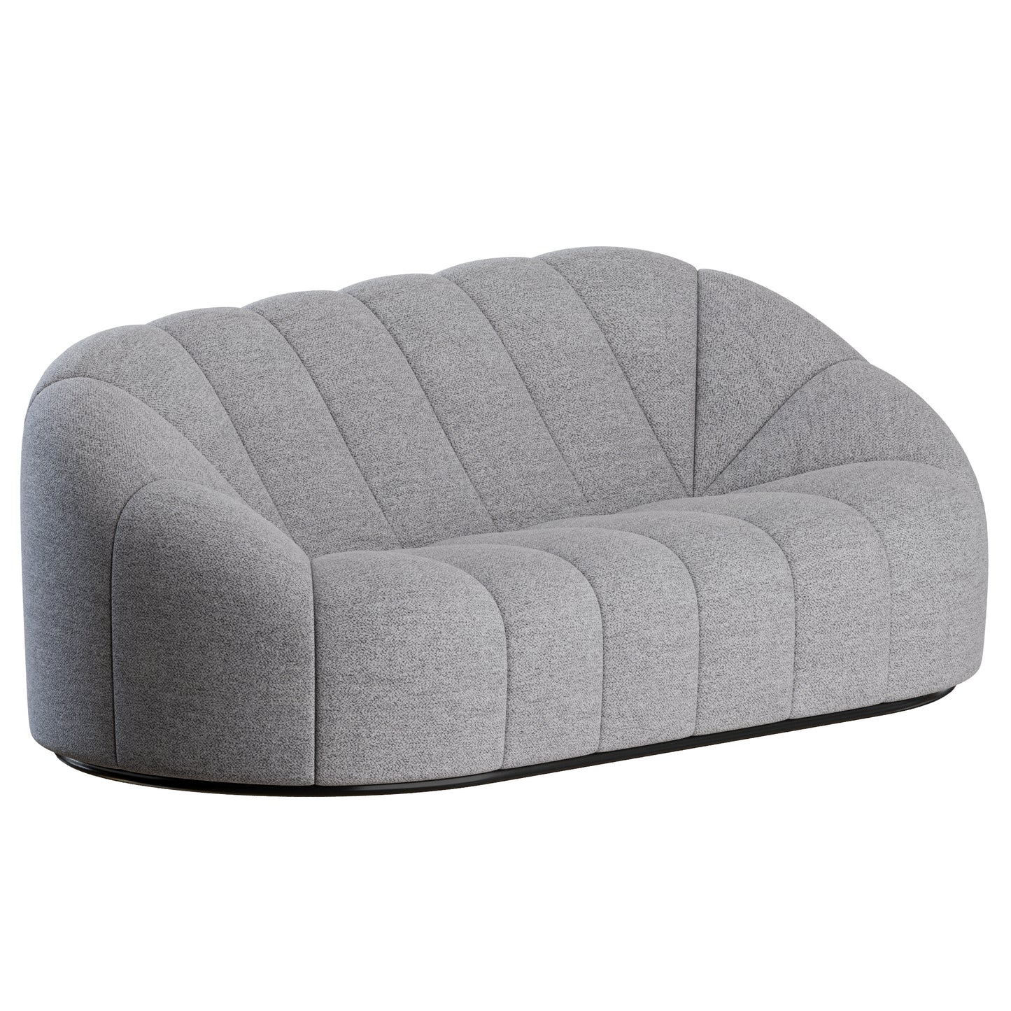 Alpha 2 Seater Sofa By Pierre Paulin 3D model on Add Model