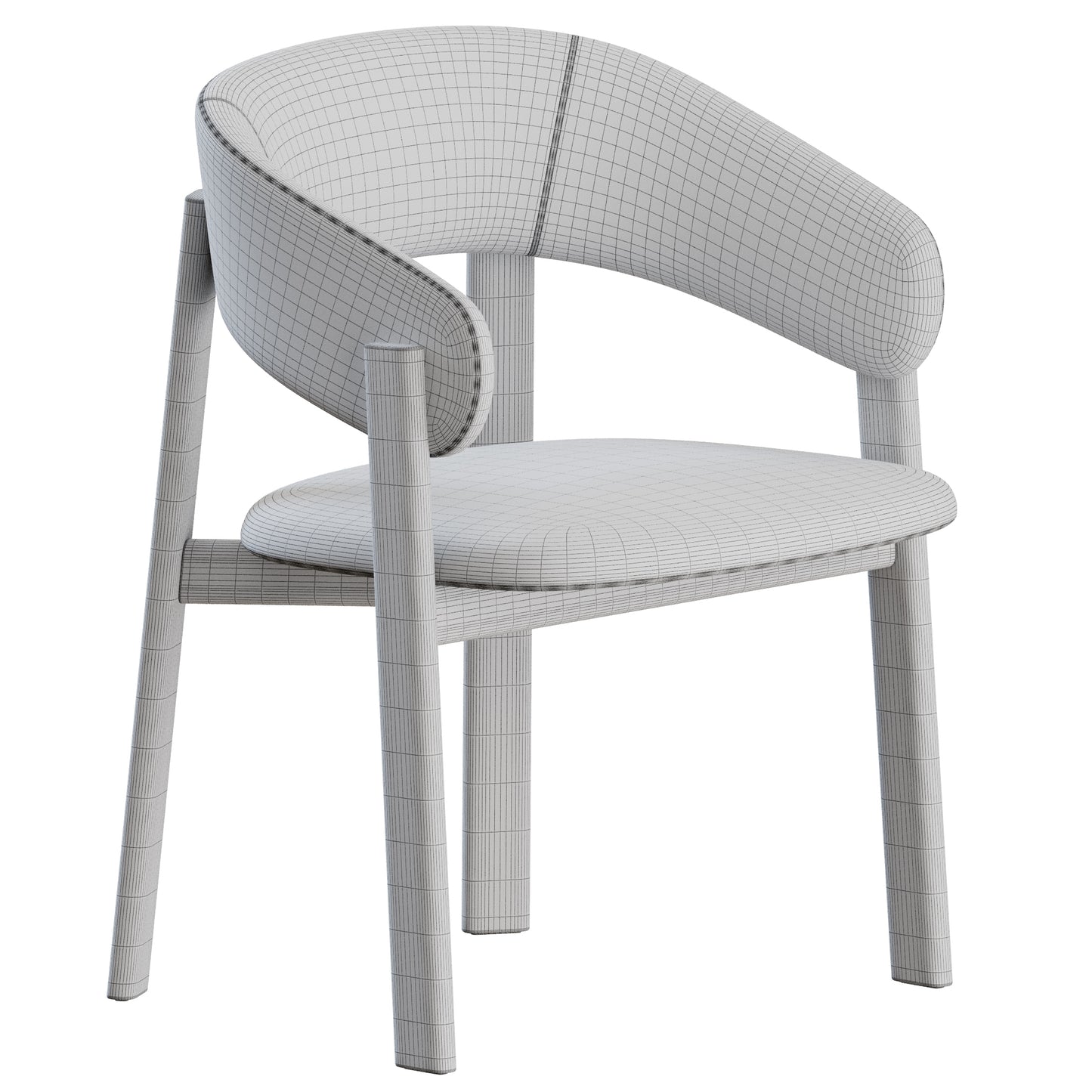 Alpha Chair by Bonaldo 3D Model