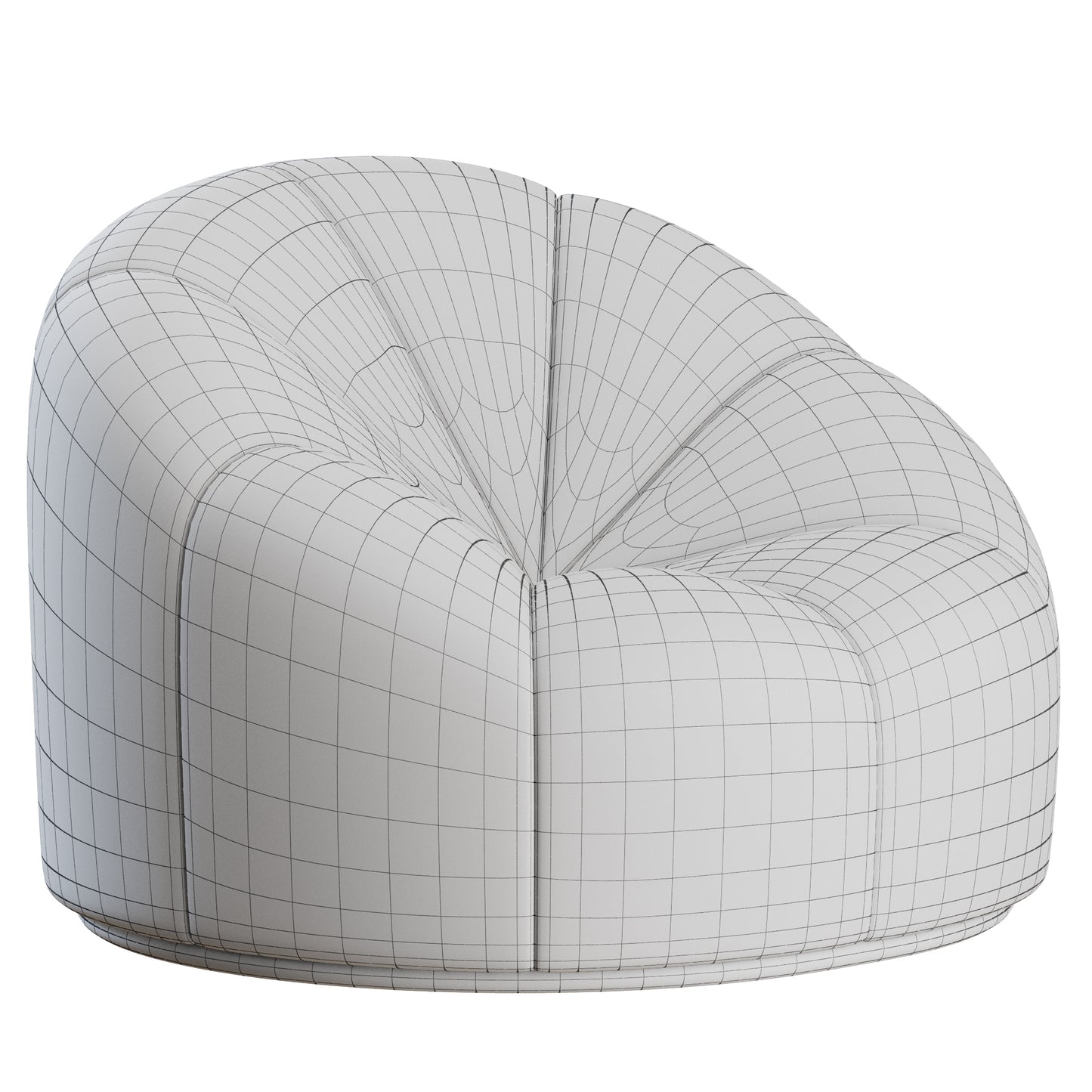 Alpha Club Chair By Pierre Paulin 3D model on Add Model