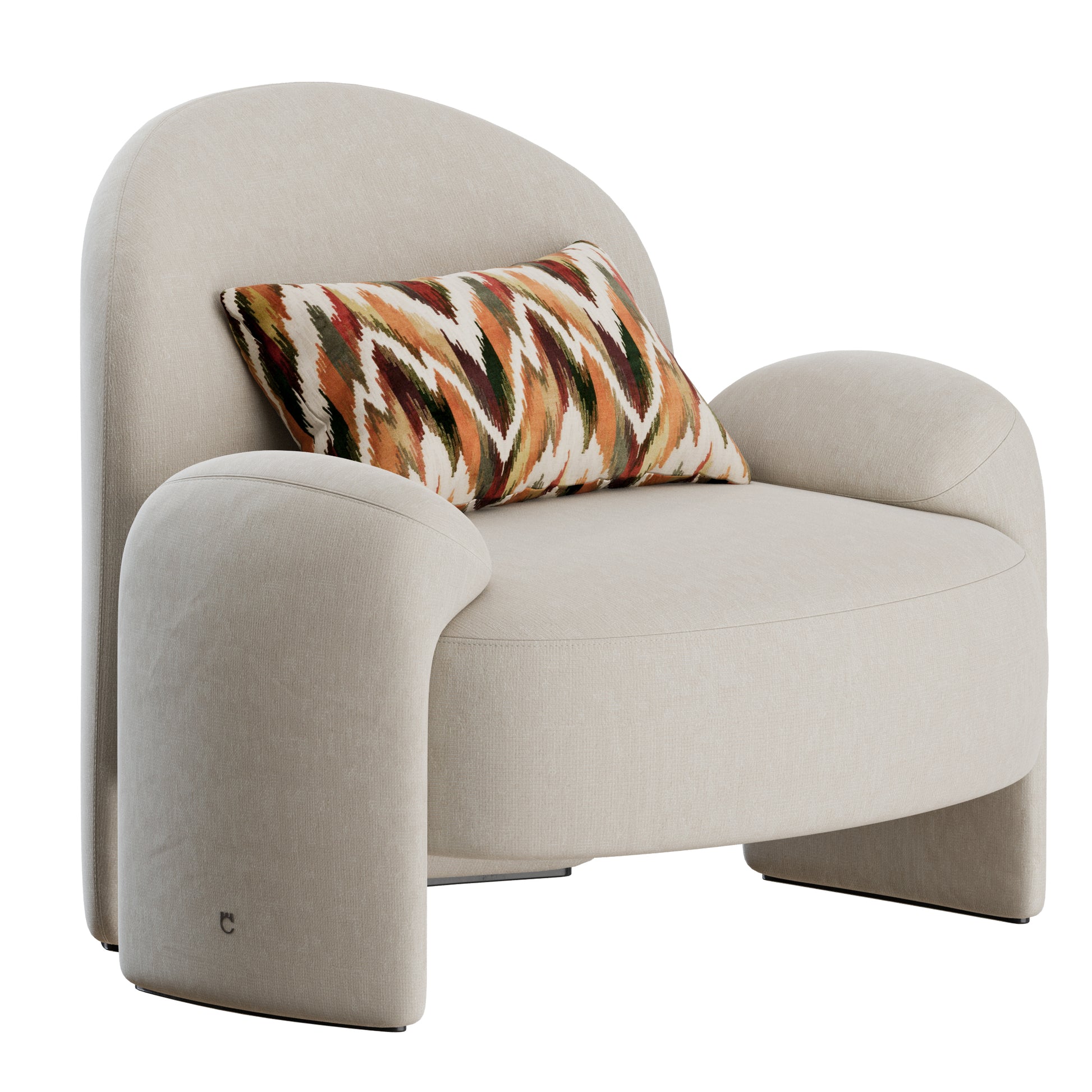 Ama Armchair by Paolo Castelli 3D Model