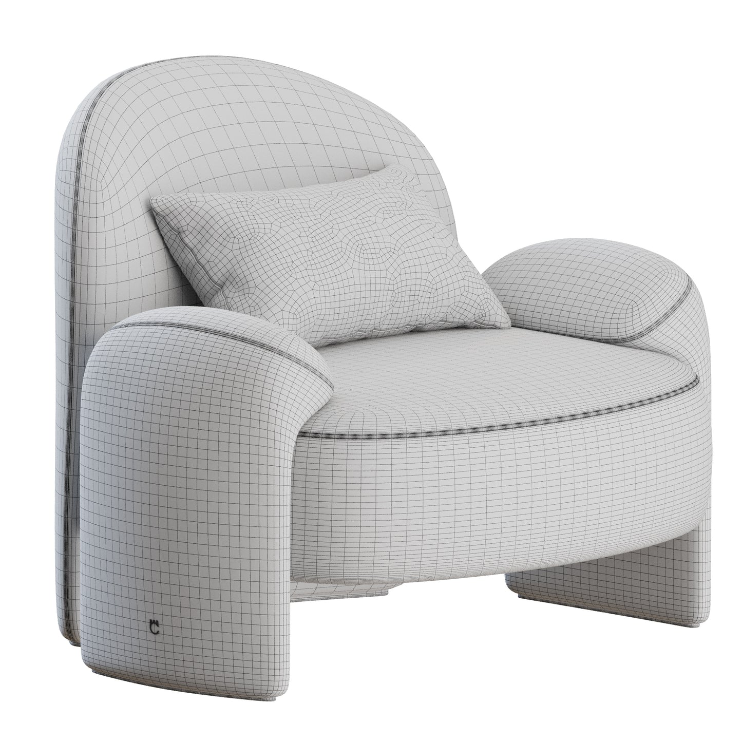 Ama Armchair by Paolo Castelli 3D Model