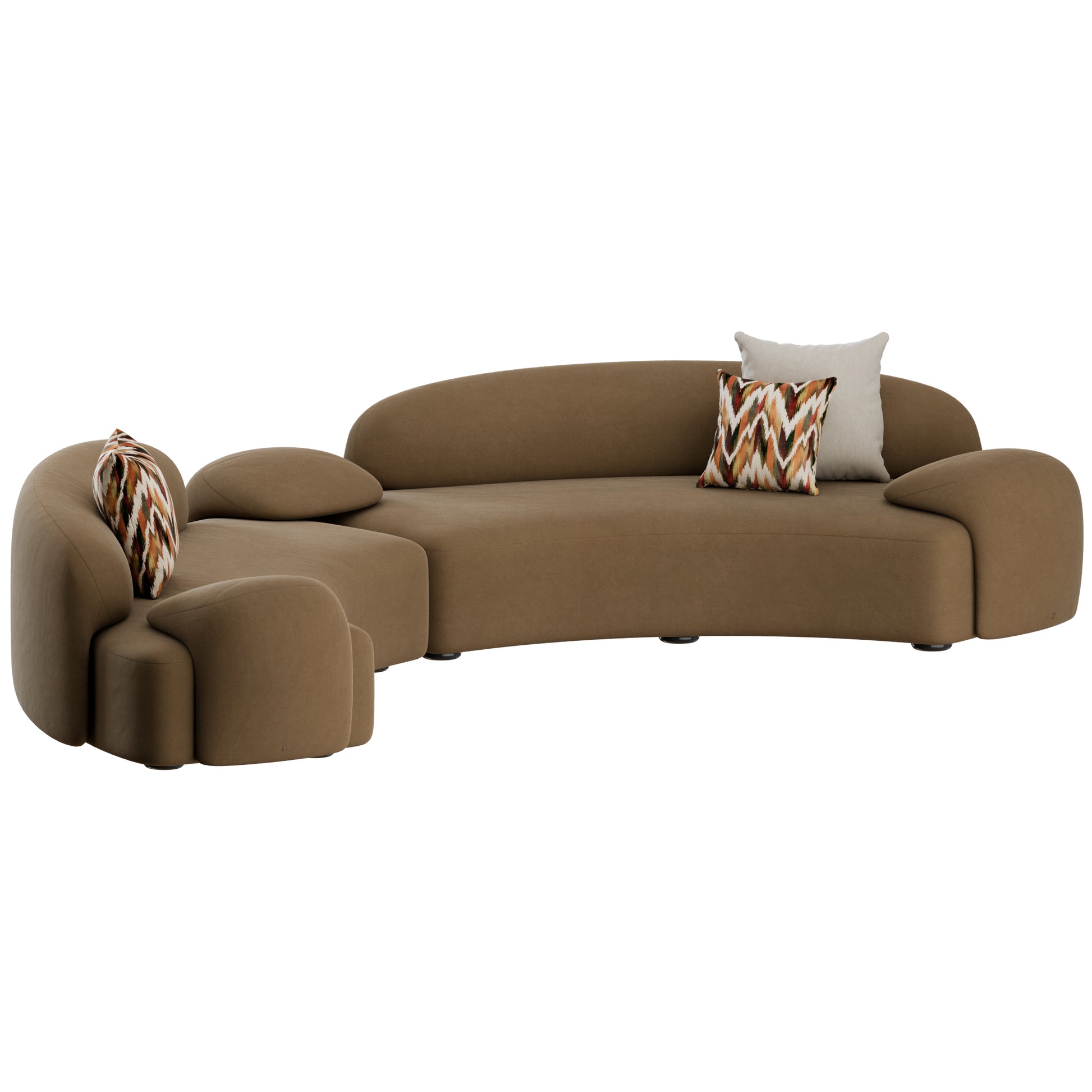 Ama Curved Sofa by Paolo Castelli 3D Model