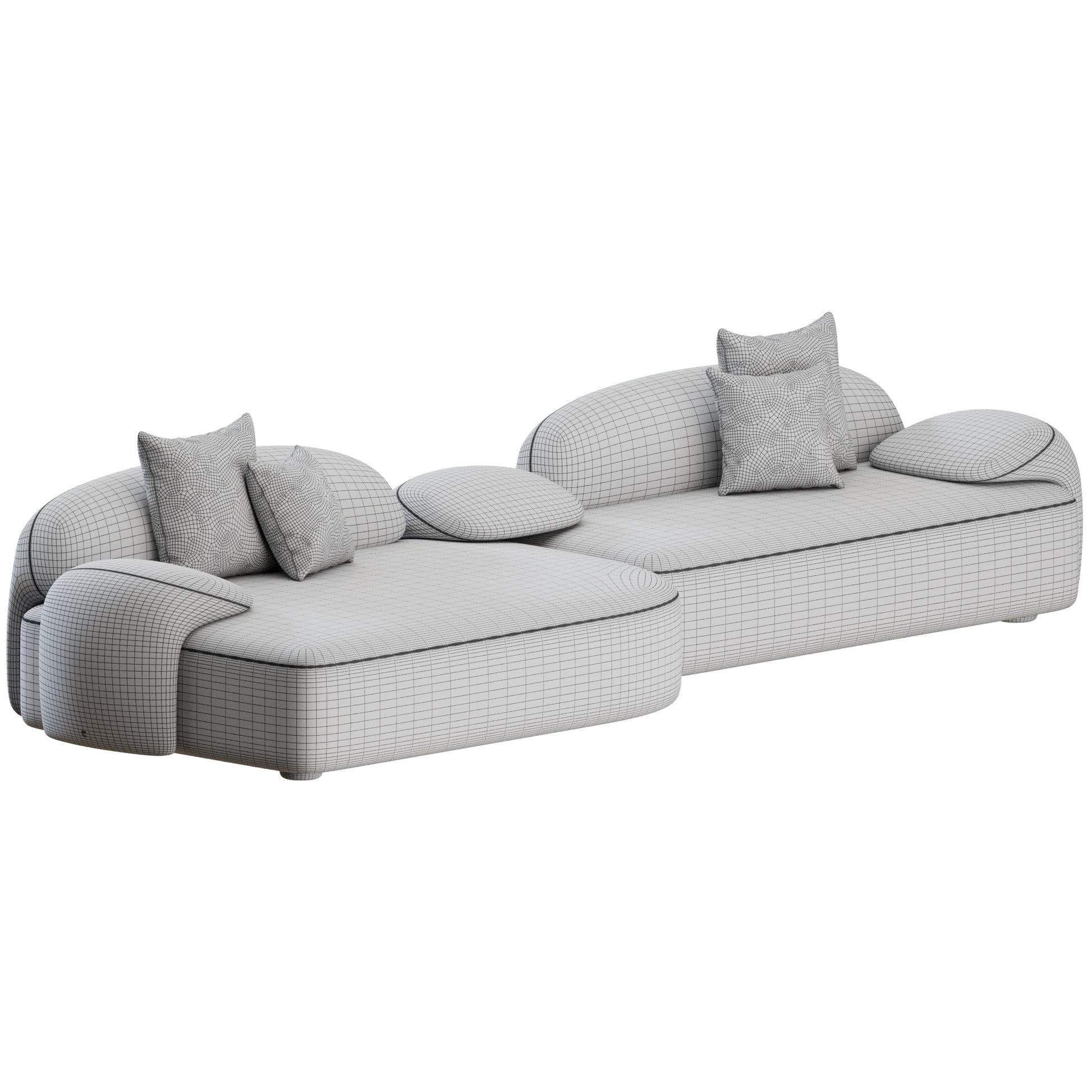 Ama Sofa 02 by Paolo Castelli 3D Model