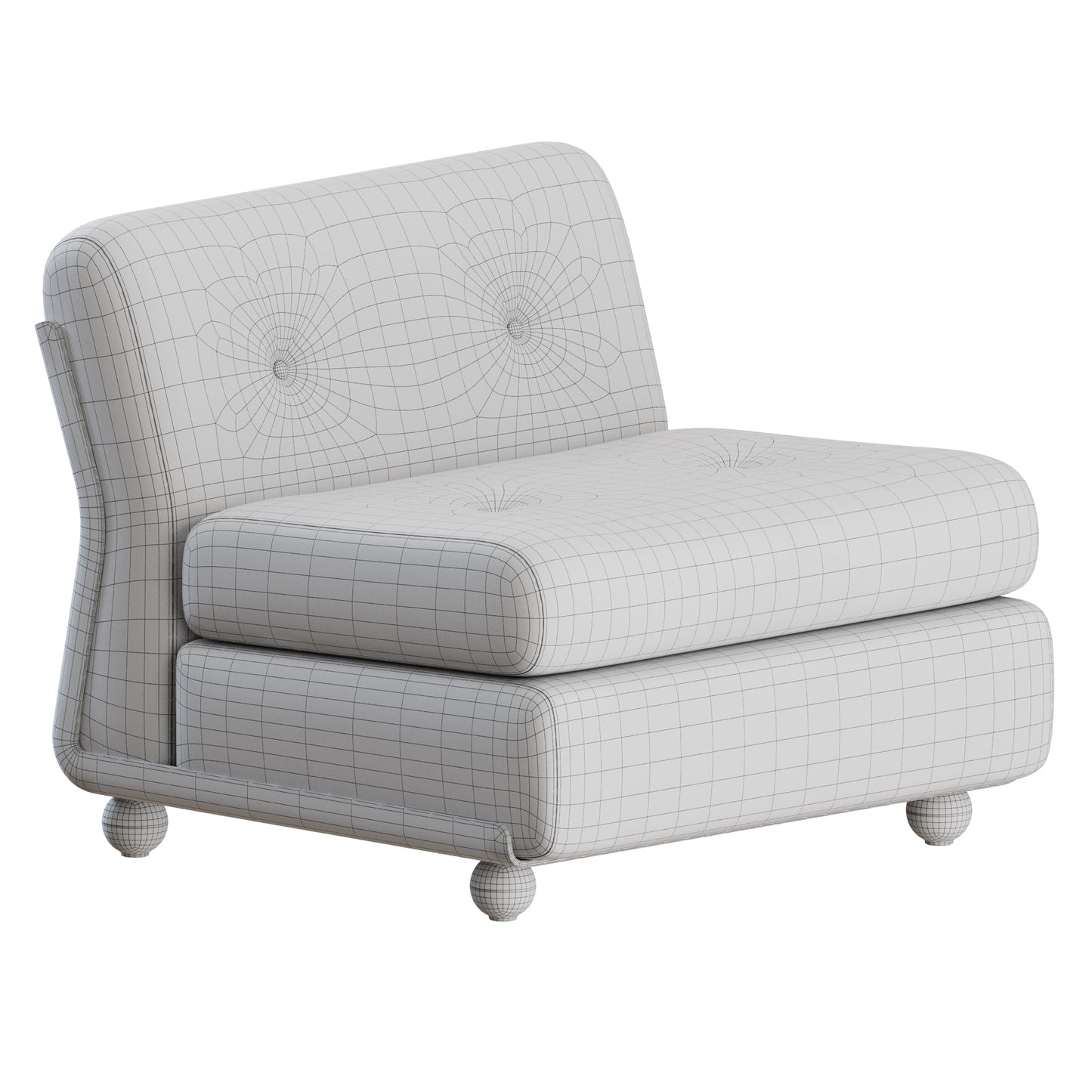 Amanta Lounge Chair by Hay 3D Model