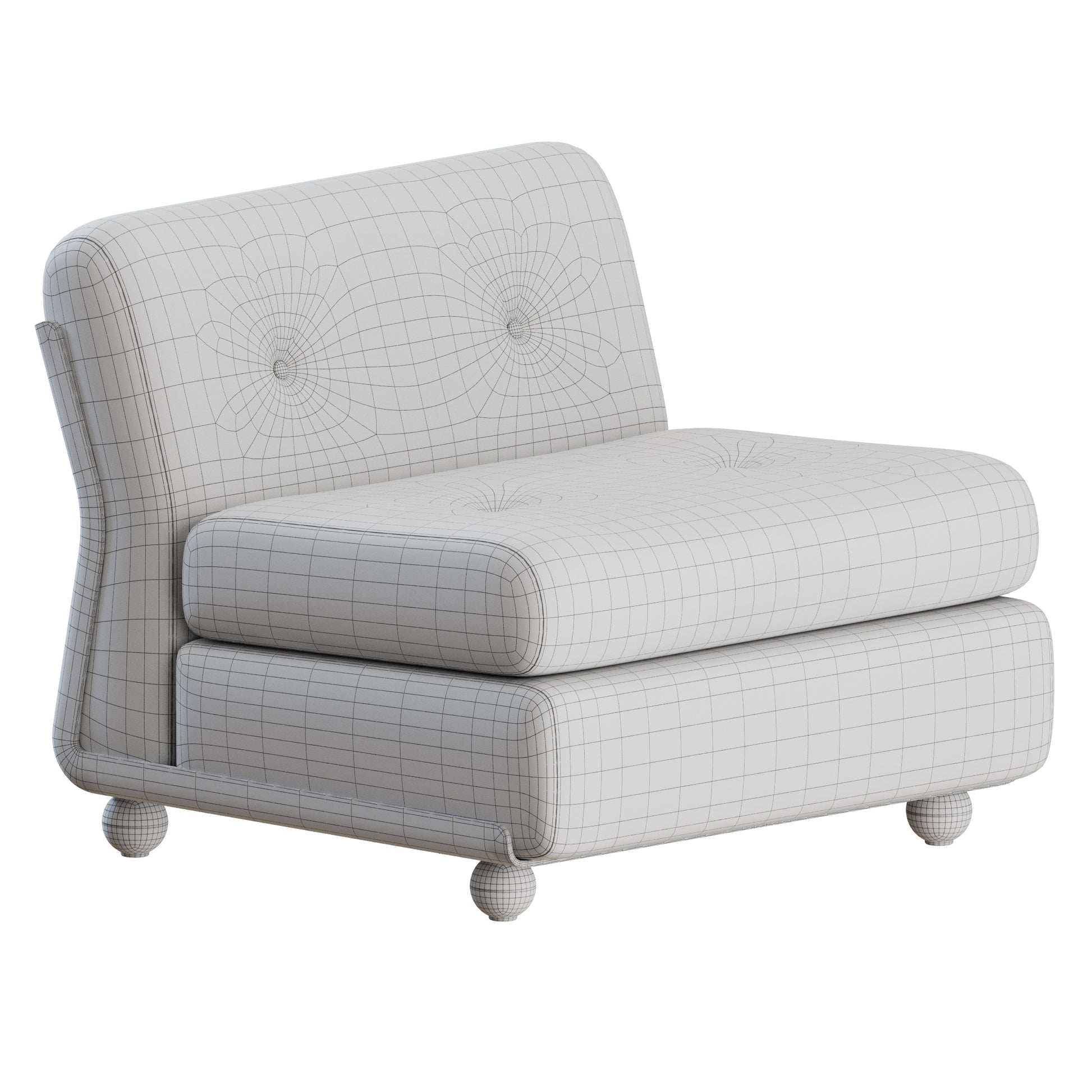 Amanta Lounge Chair by Hay 3D Model