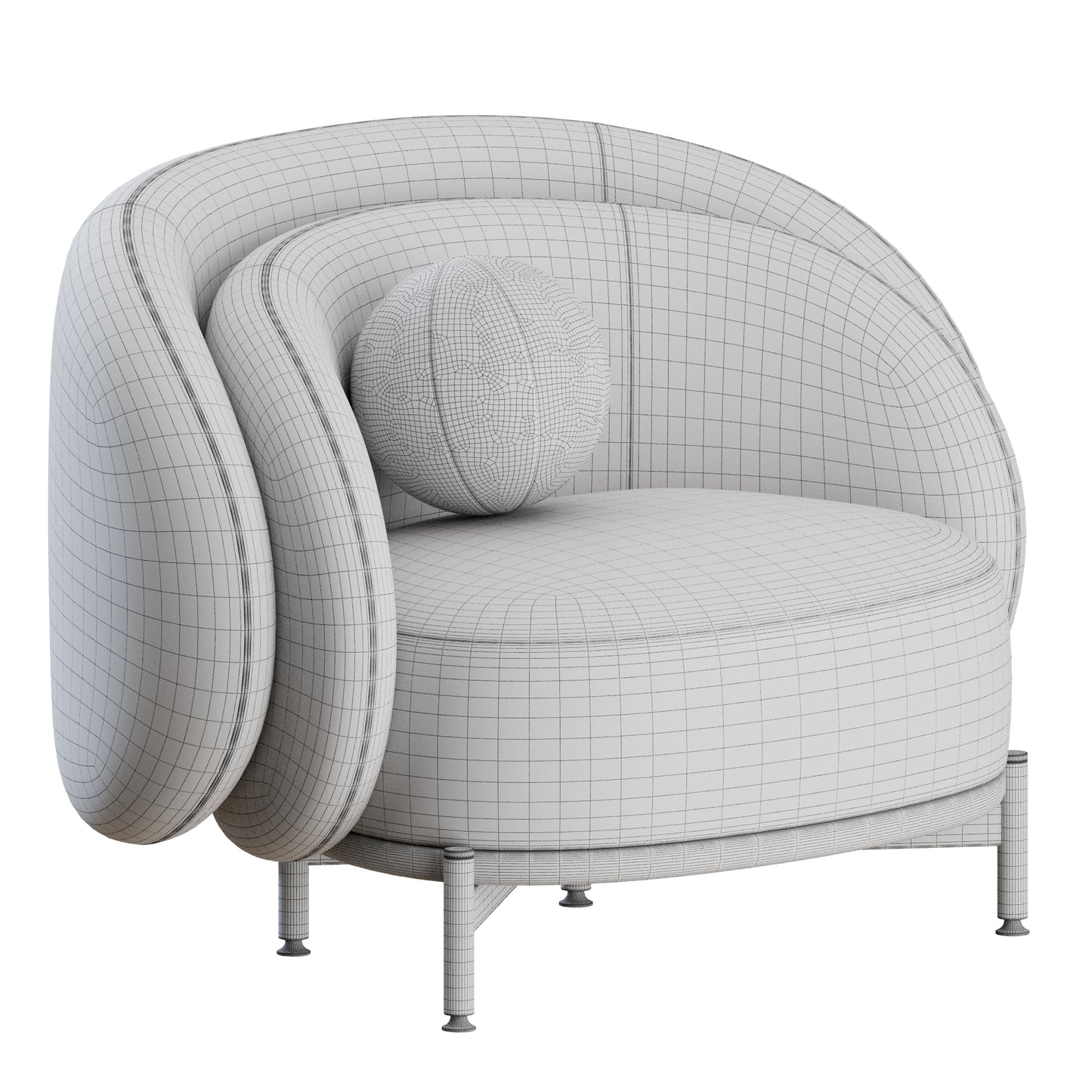 Ame Lounge Chair by Good Colony 3D Model