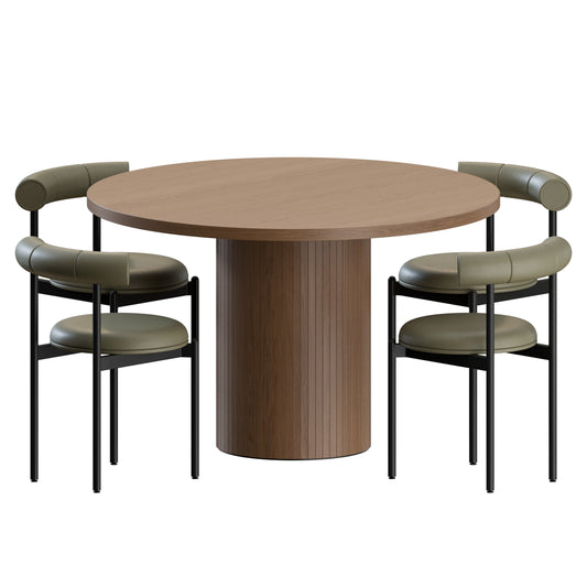 Amelia Dining Set by Nomi 3D Model