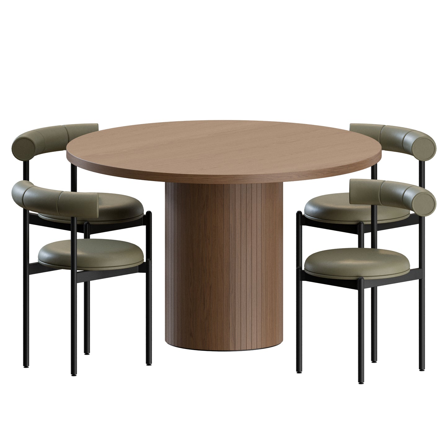 Amelia Dining Set by Nomi 3D Model