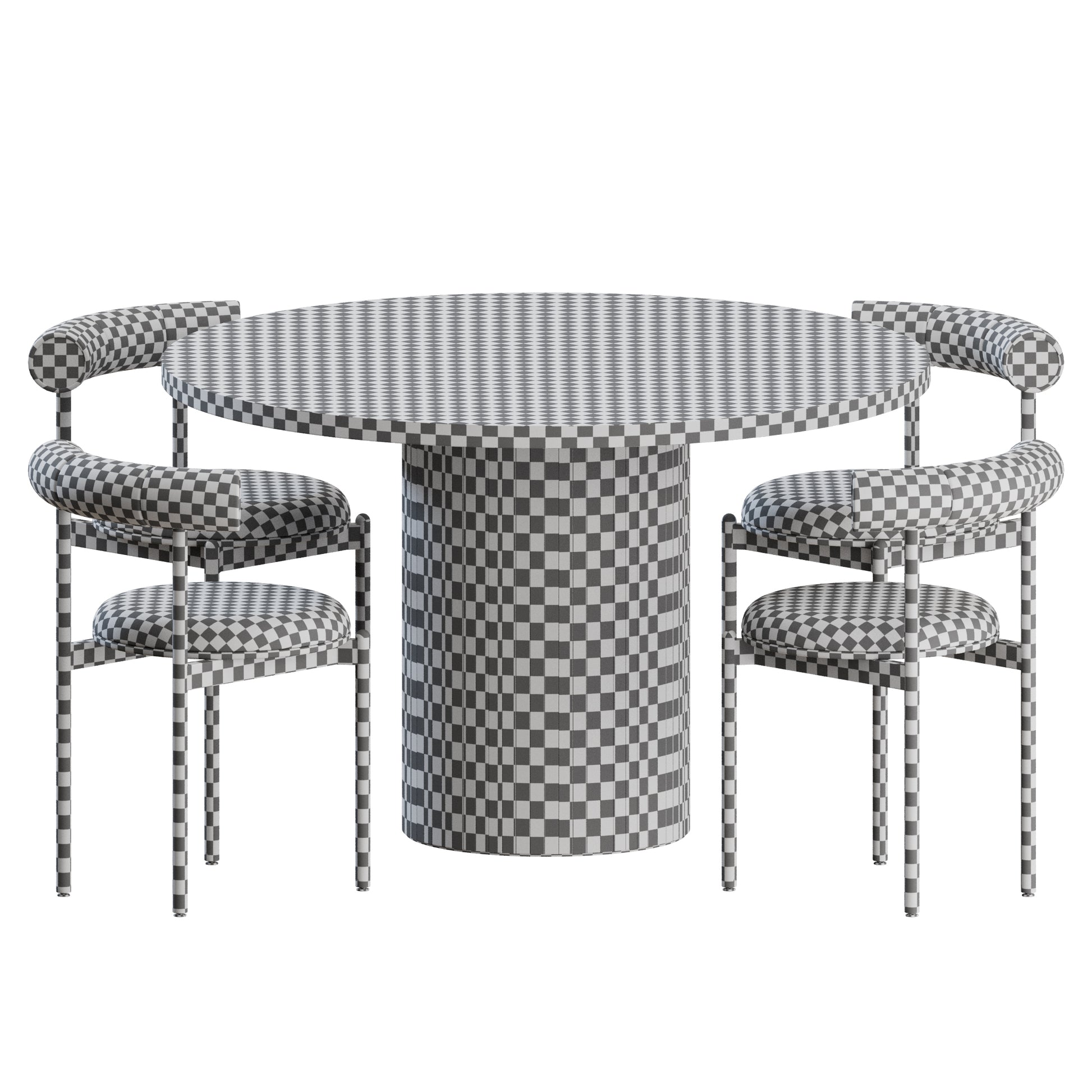 Amelia Dining Set by Nomi 3D Model