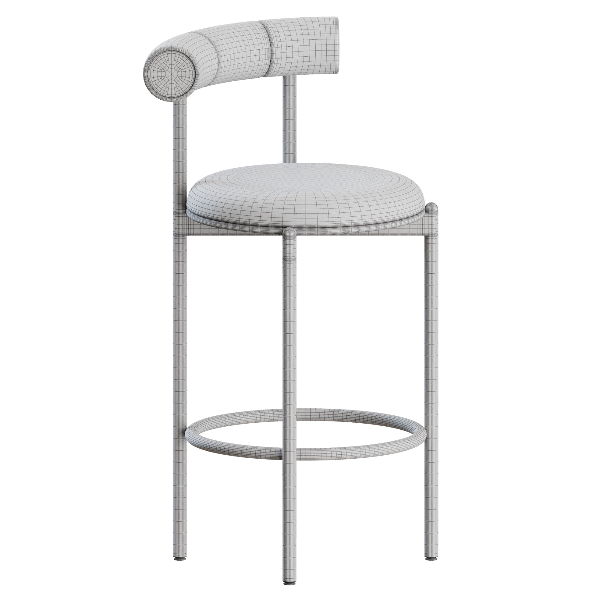 Amelia Stool by Nomi 3D Model