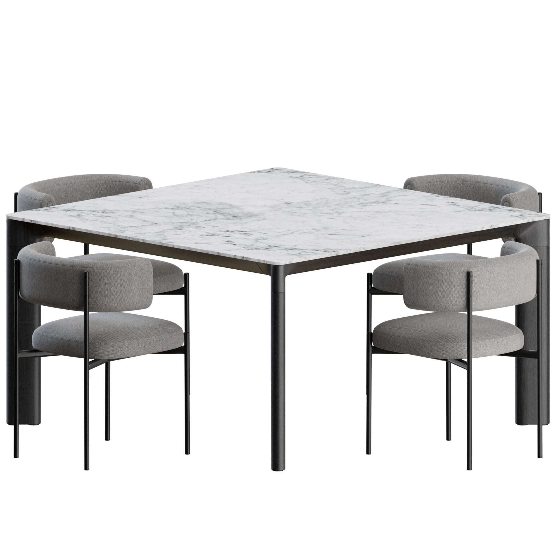 Amelie Chair and Planum Table By MIDJ 3D model on Add Model