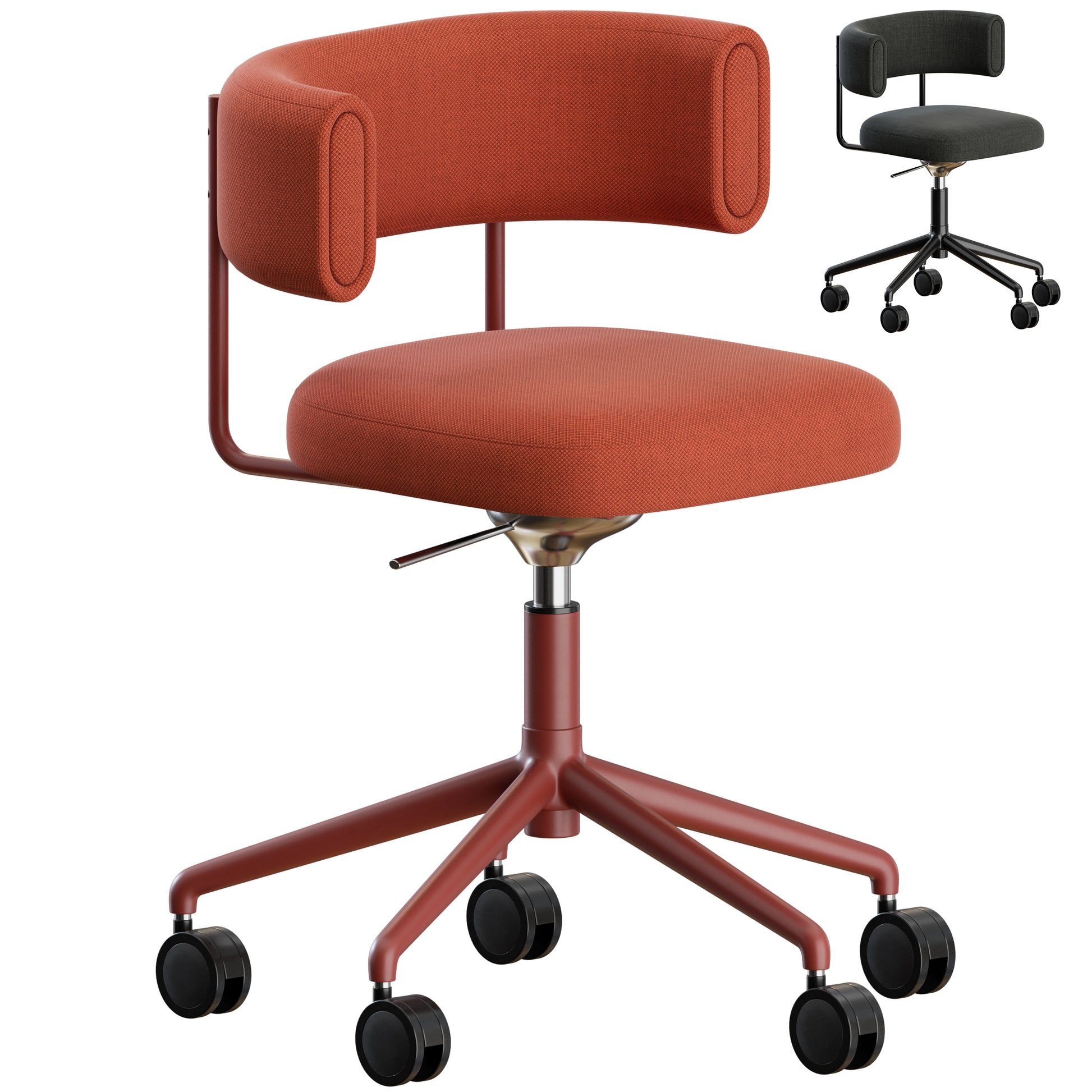 Amelie DP TS Office Chair By MIDJ 3D model on AddModel.com