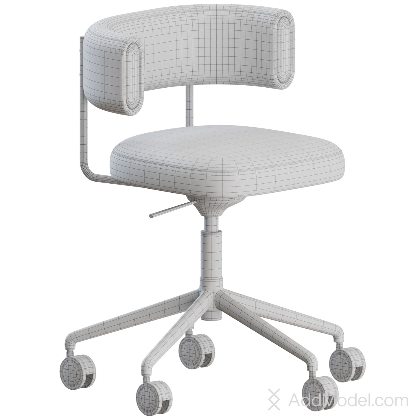 Amelie DP TS Office Chair By MIDJ 3D model on Add Model