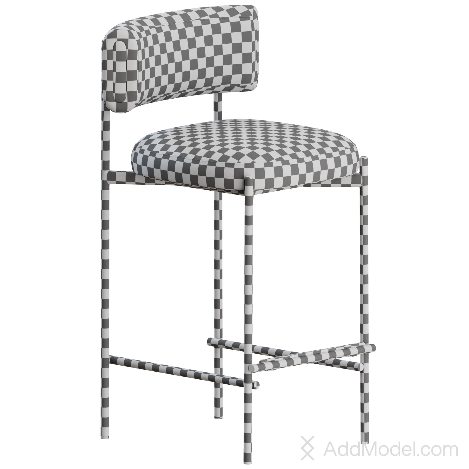 Amelie H65 H75 M TS Stool By MIDJ 3D model on Add Model