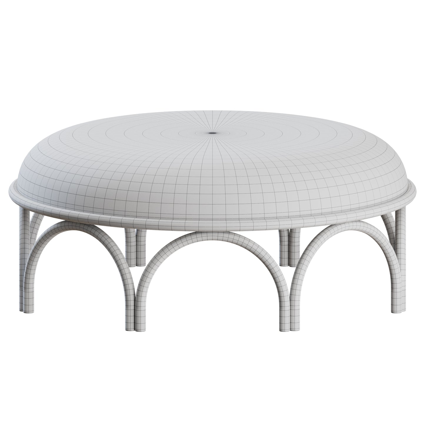 Arcadia Pouf By Gebrüder Thonet Vienna 3D model on Add Model