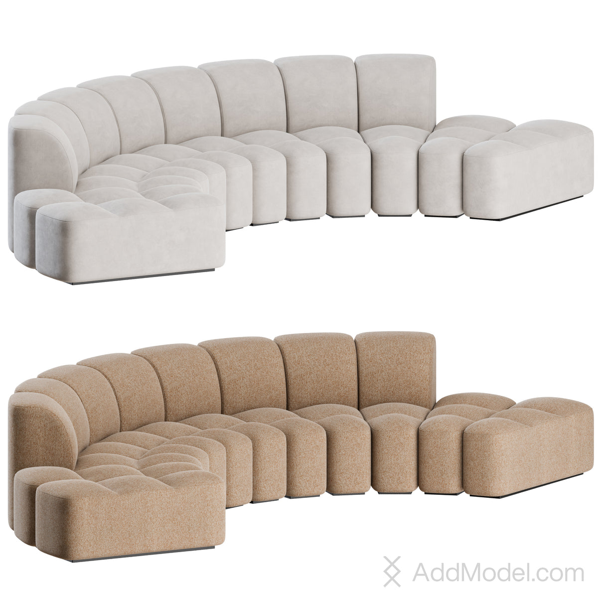 Array Modular Sofa By MDF Italia 3D Model – Add Model