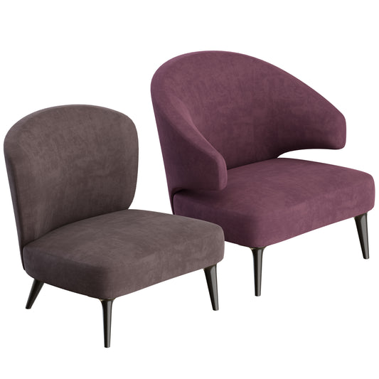 Aston Armchair By Minotti 3D model on Add Model