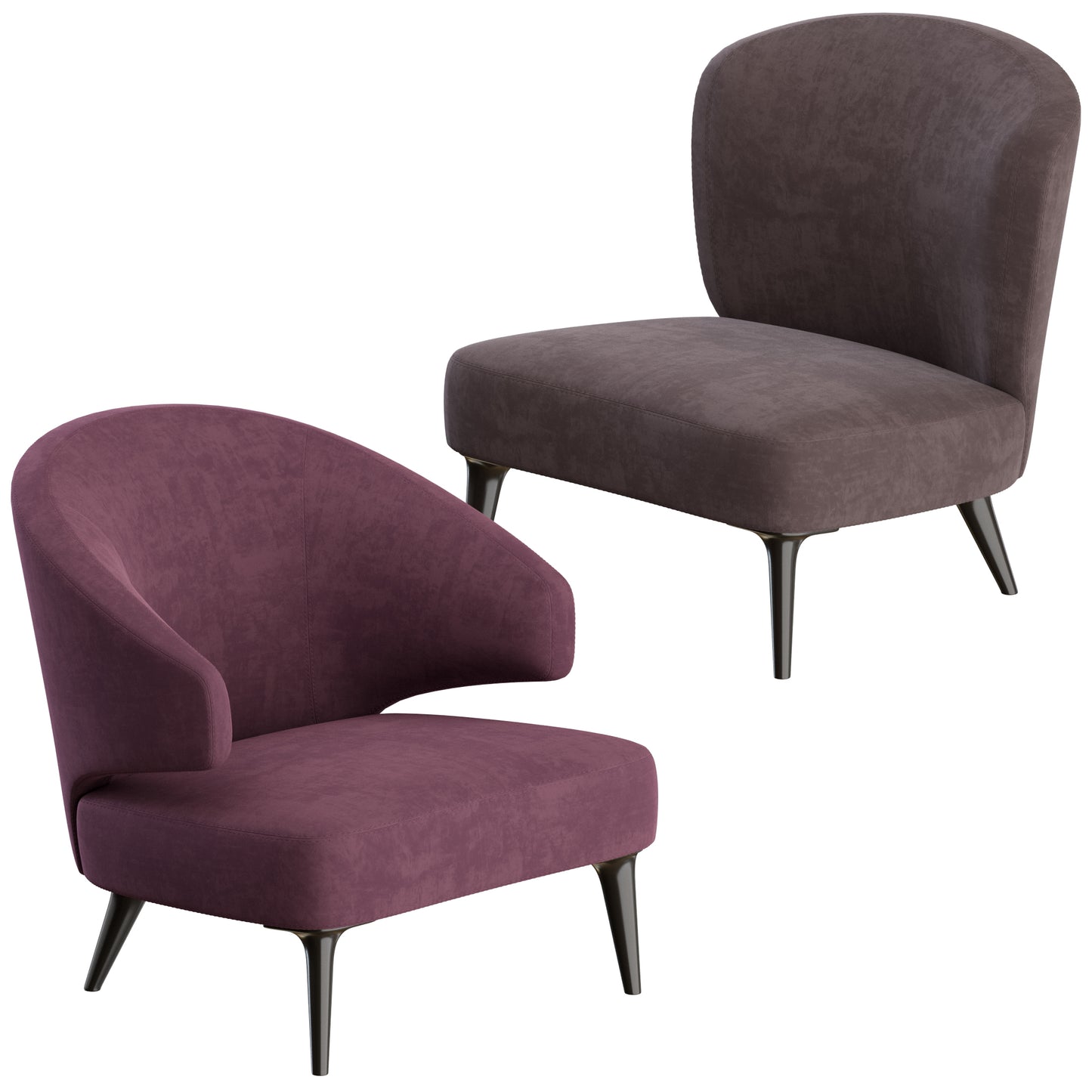 Aston Armchair By Minotti 3D model on Add Model