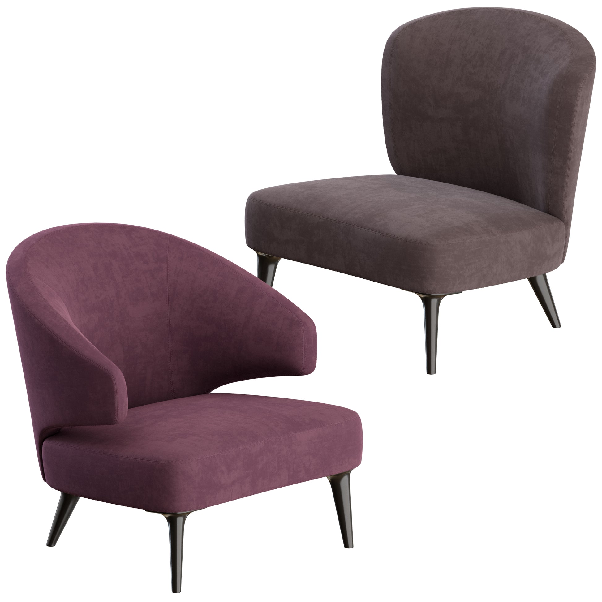 Aston Armchair By Minotti 3D model on Add Model