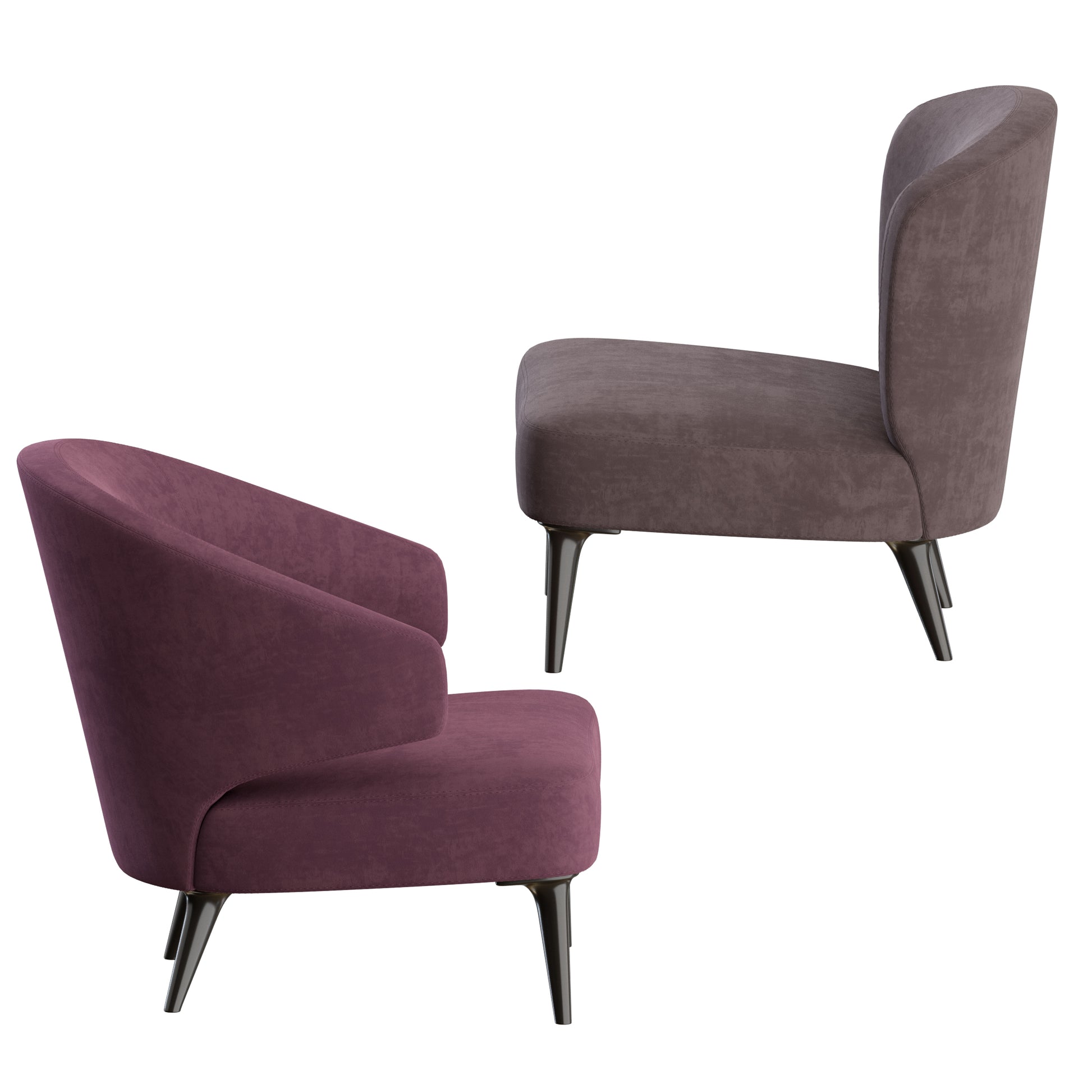 Aston Armchair By Minotti 3D model on Add Model