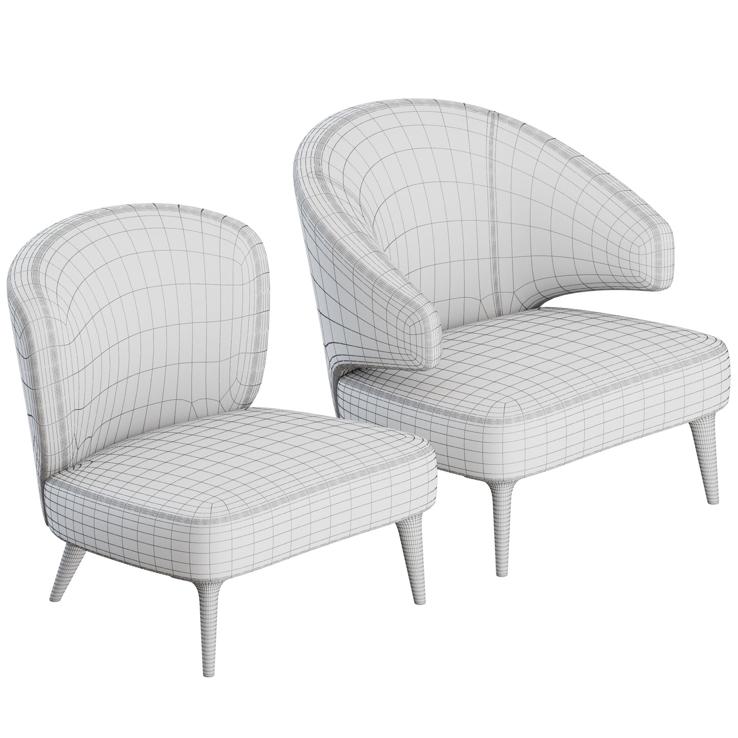 Aston Armchair By Minotti 3D model on Add Model