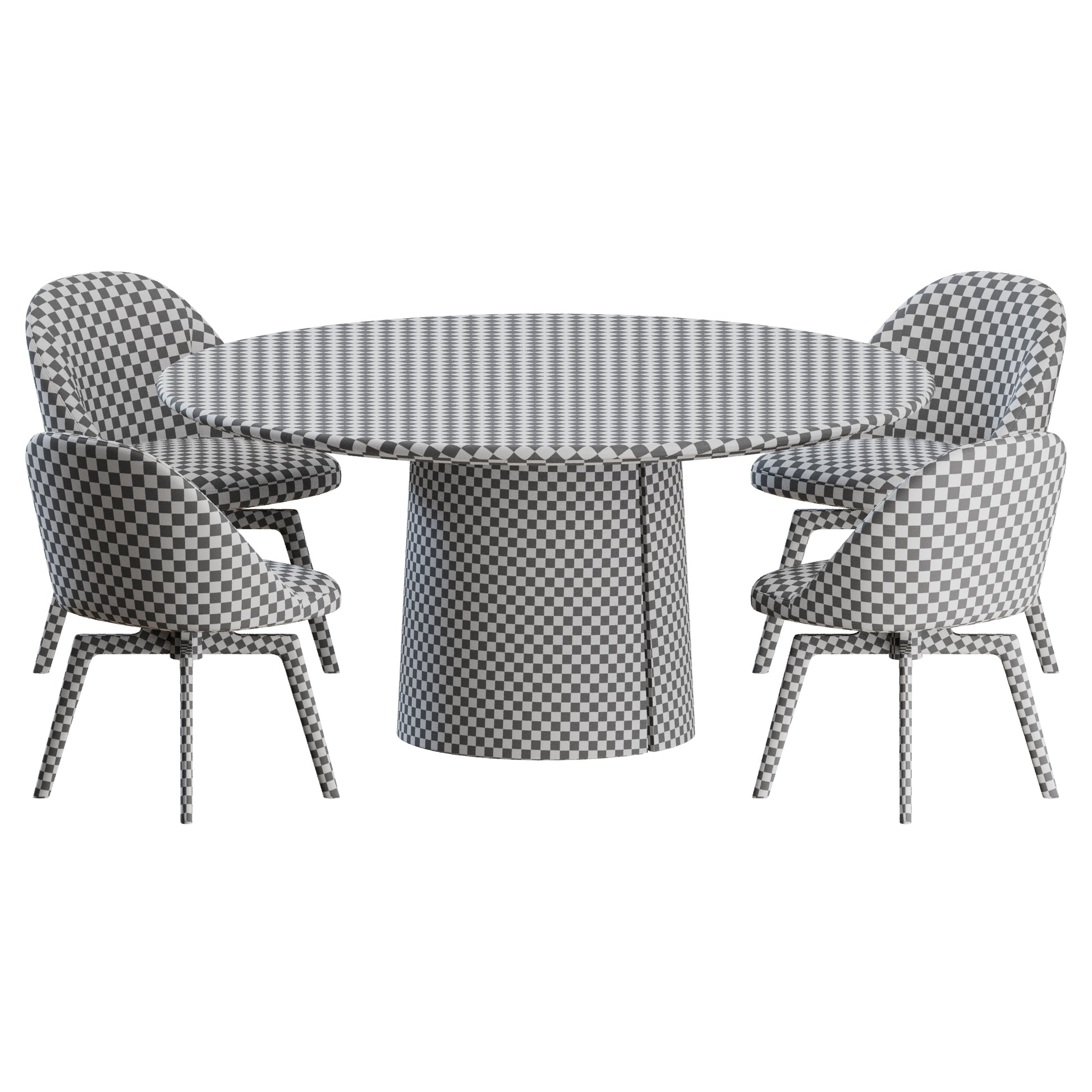 Atelia Side Chair Mateo Table by Molteni&C 3D Model