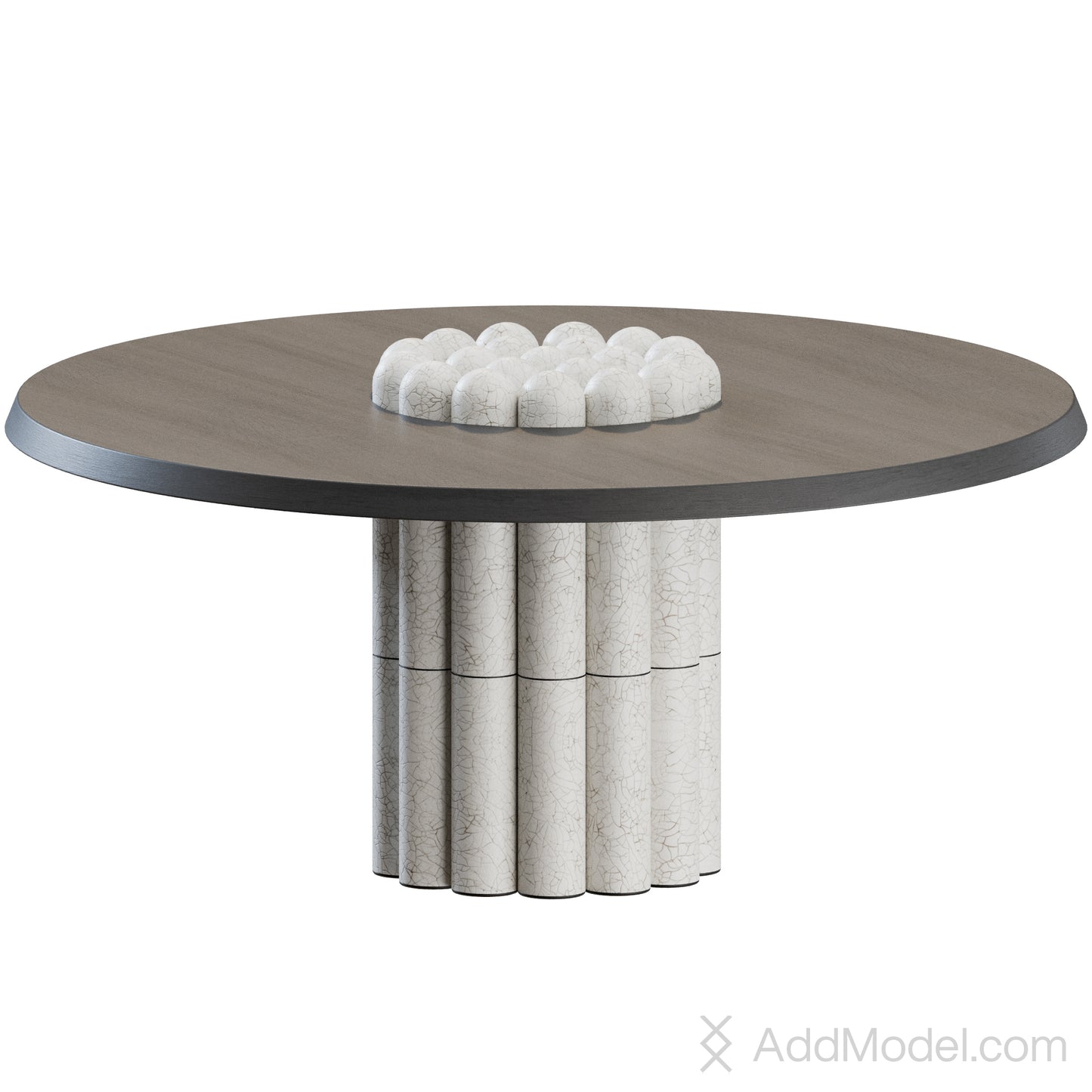 Baba Chair And Raku-Yaki Table By Emmanuelle Simon 3D model on Add Model