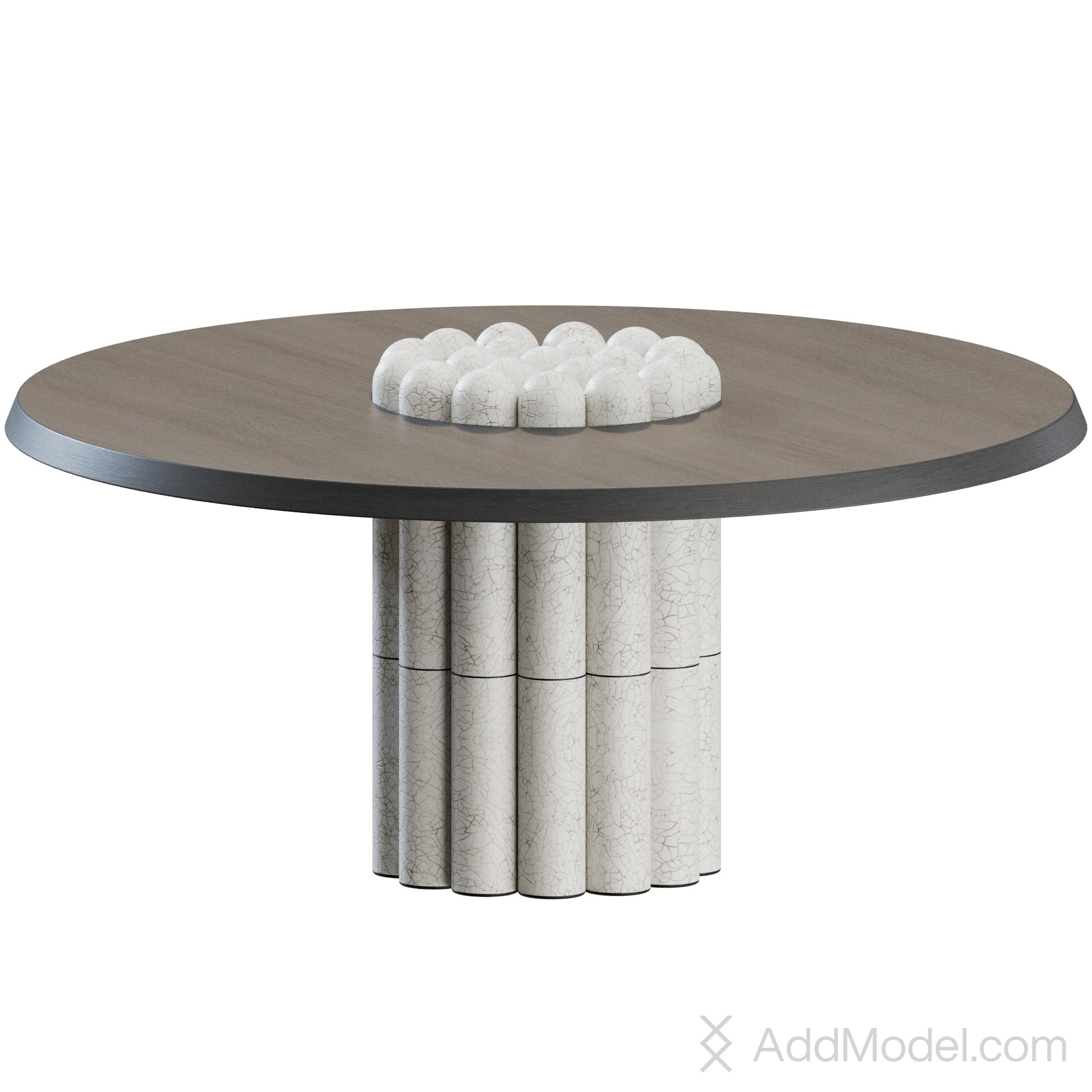 Baba Chair And Raku-Yaki Table By Emmanuelle Simon 3D model on Add Model