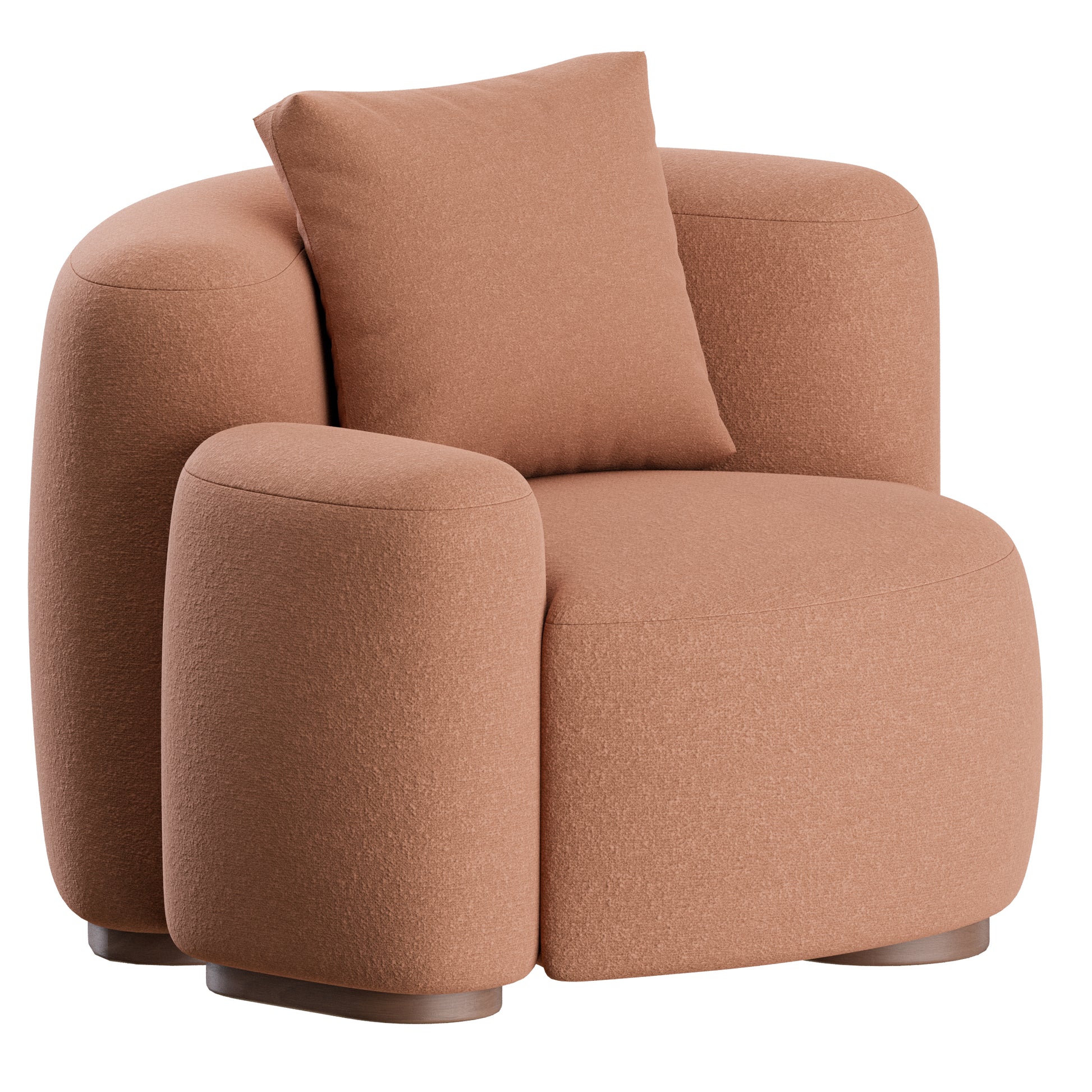 Baba Easy Chair by Gisbert Poppler 3D Model