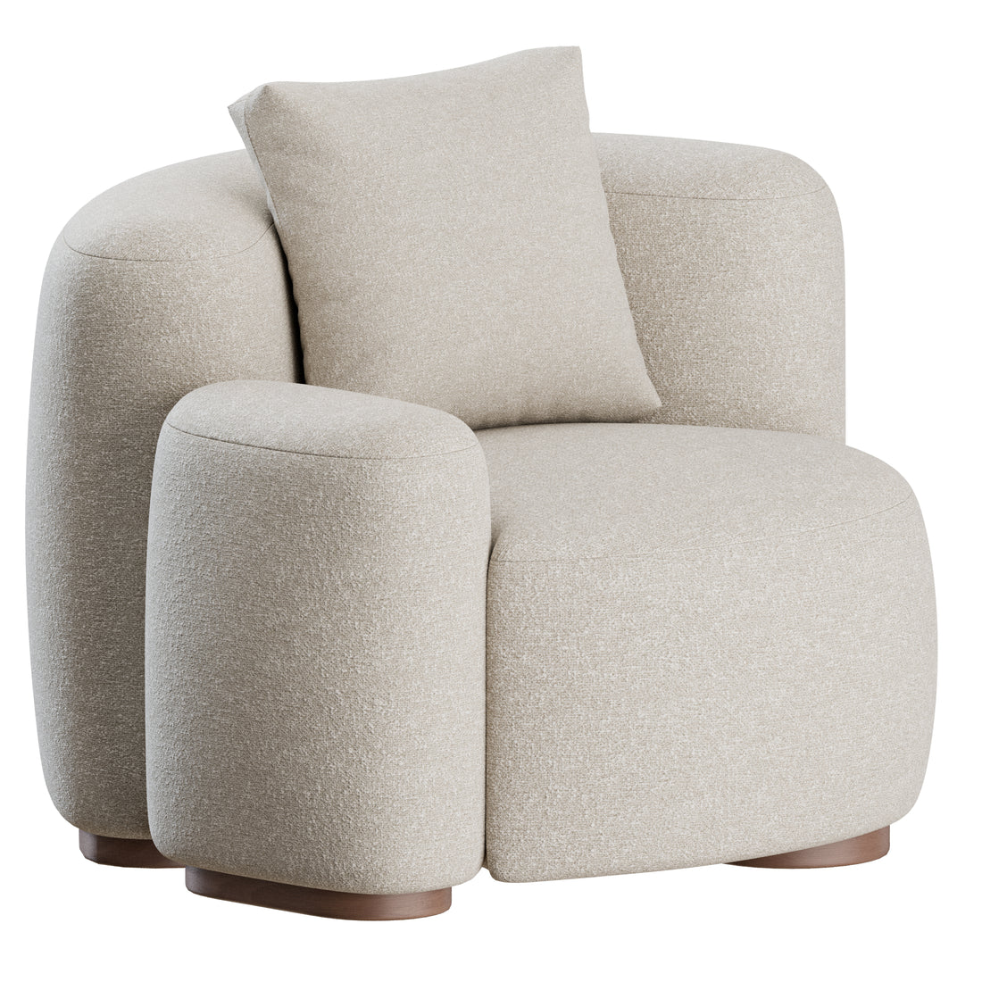 Baba Easy Chair by Gisbert Poppler 3D Model – Add Model