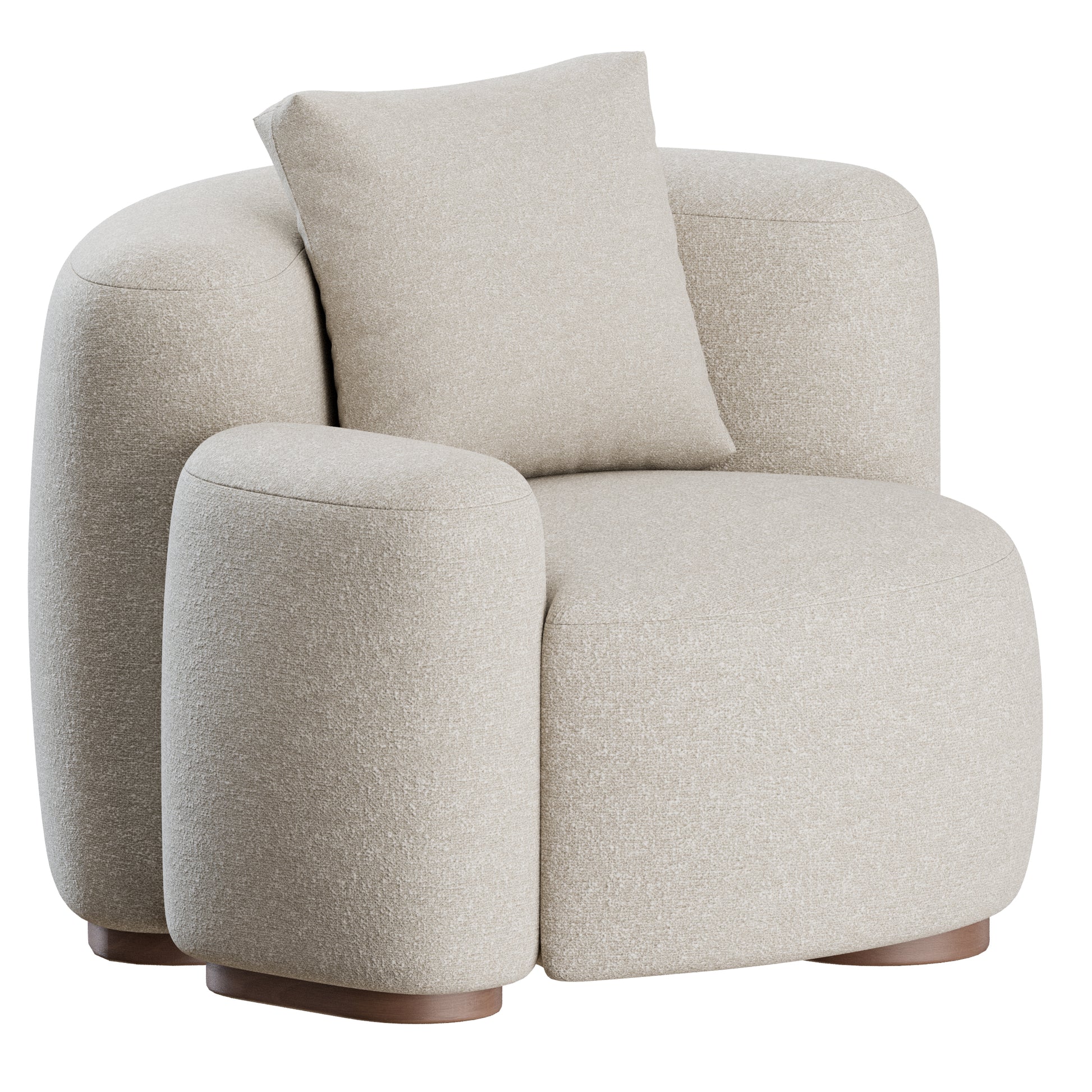 Baba Easy Chair by Gisbert Poppler 3D Model