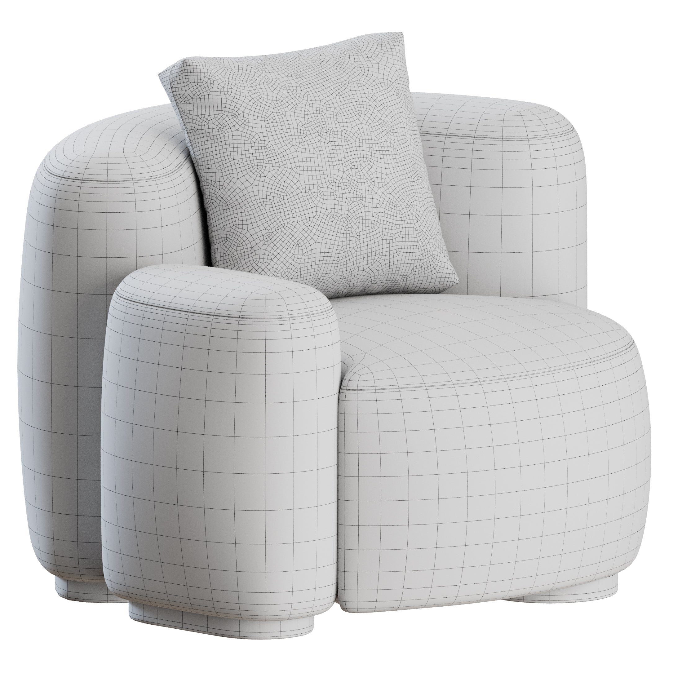 Baba Easy Chair by Gisbert Poppler 3D Model – Add Model