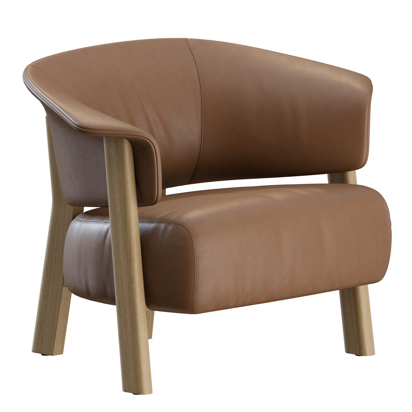 Back Wing Armchair by Cassina 3D Model
