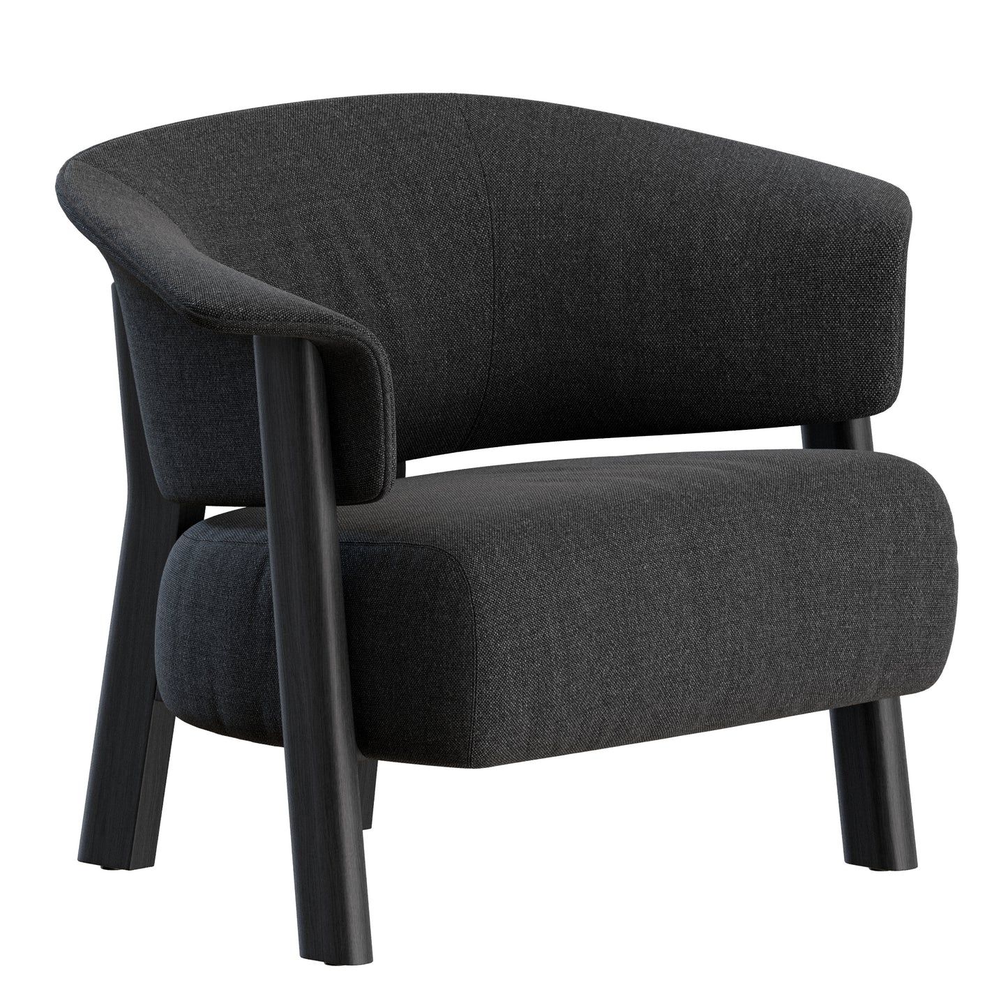 Back Wing Armchair by Cassina 3D Model