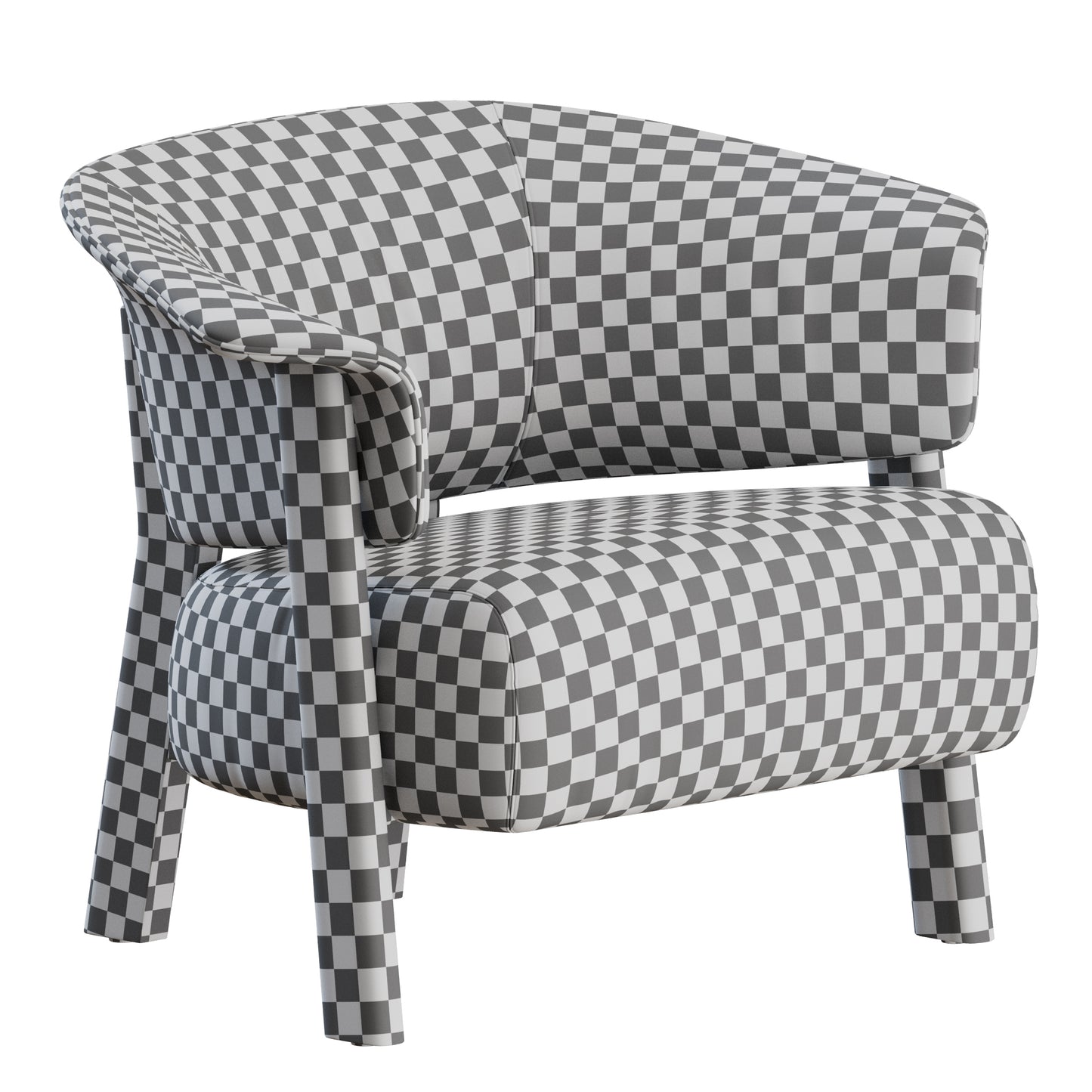 Back Wing Armchair by Cassina 3D Model