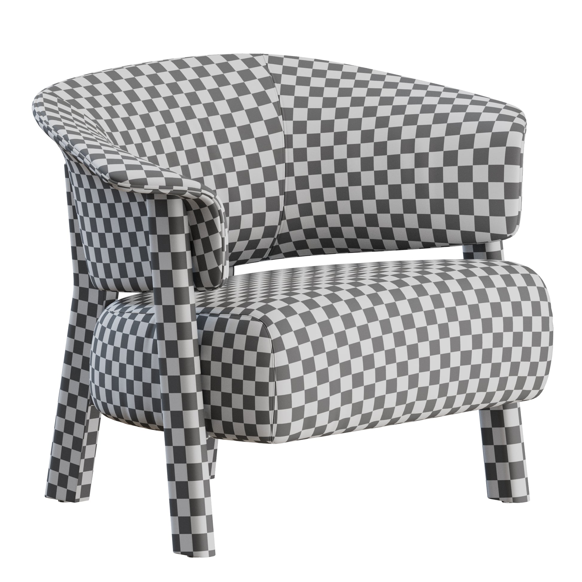 Back Wing Armchair by Cassina 3D Model