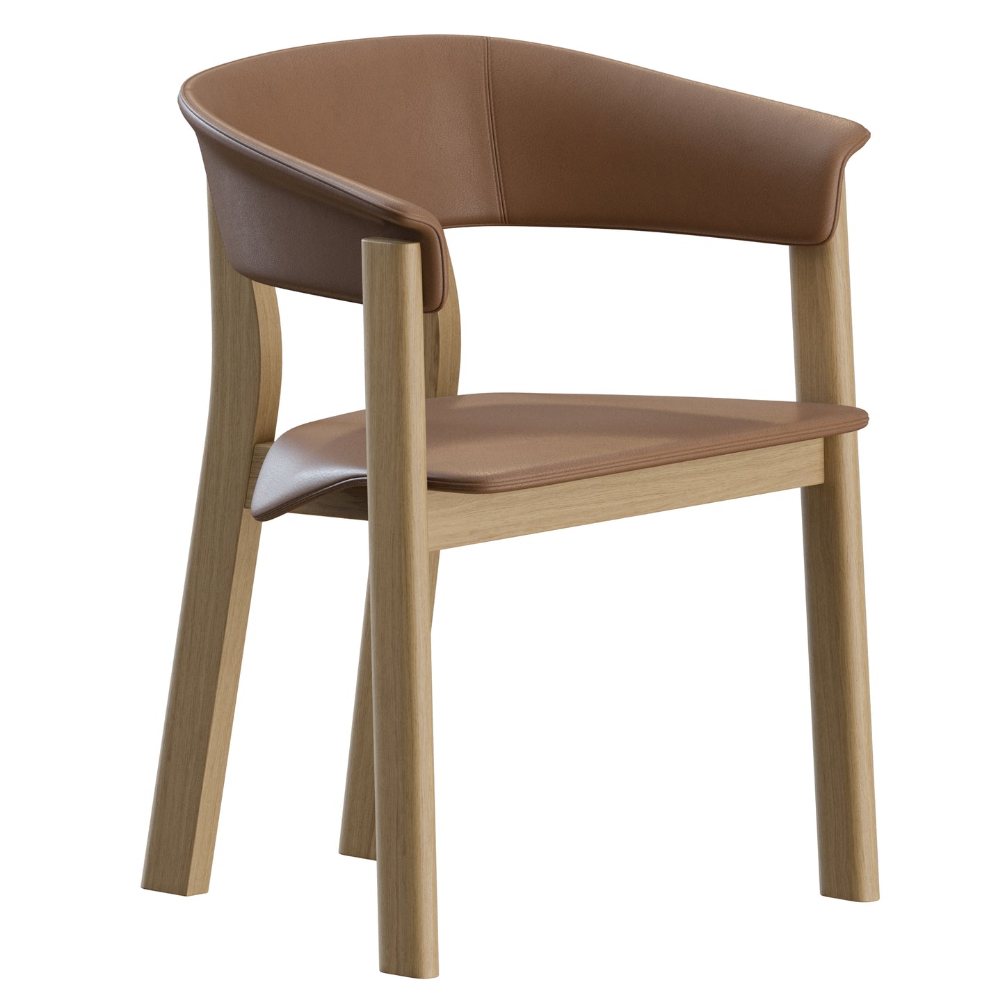 Back Wing Chair Armrest by Cassina 3D Model