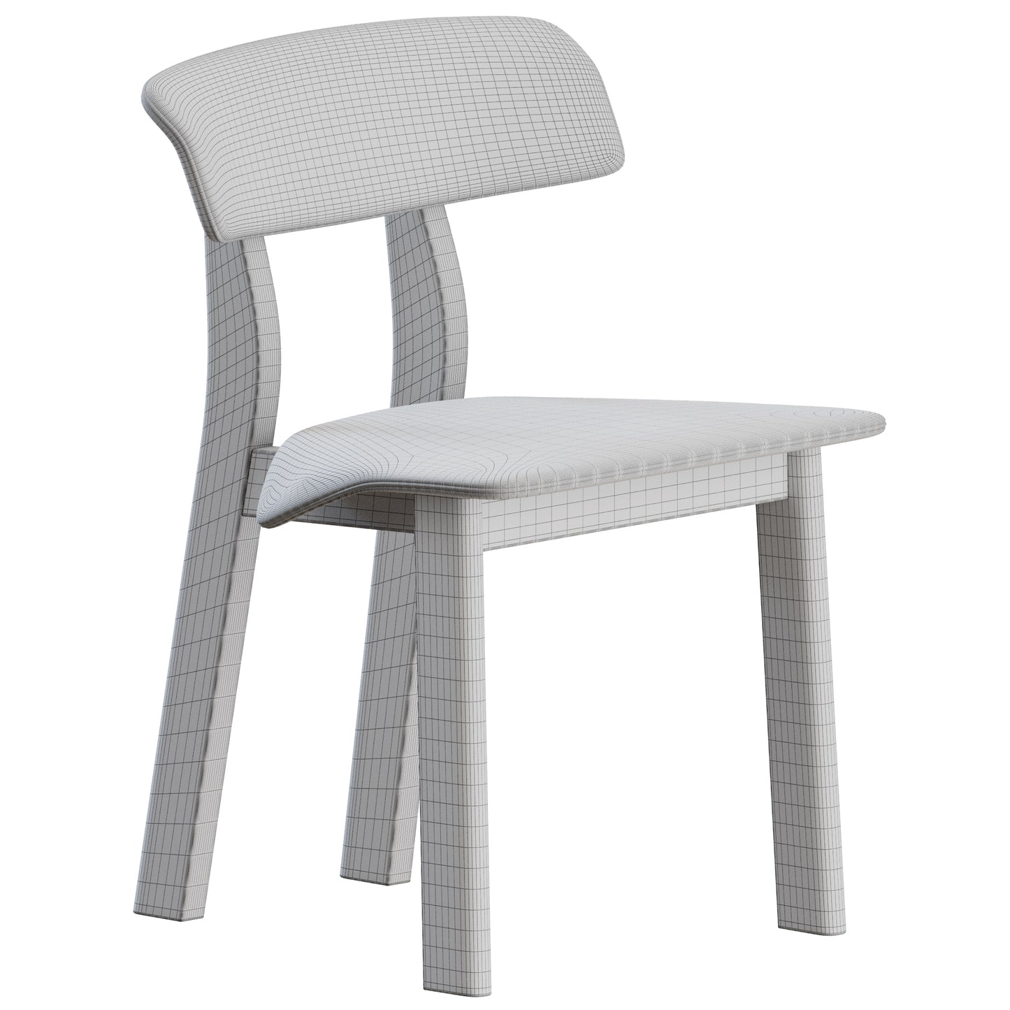 Back Wing Chair by Cassina 3D Model
