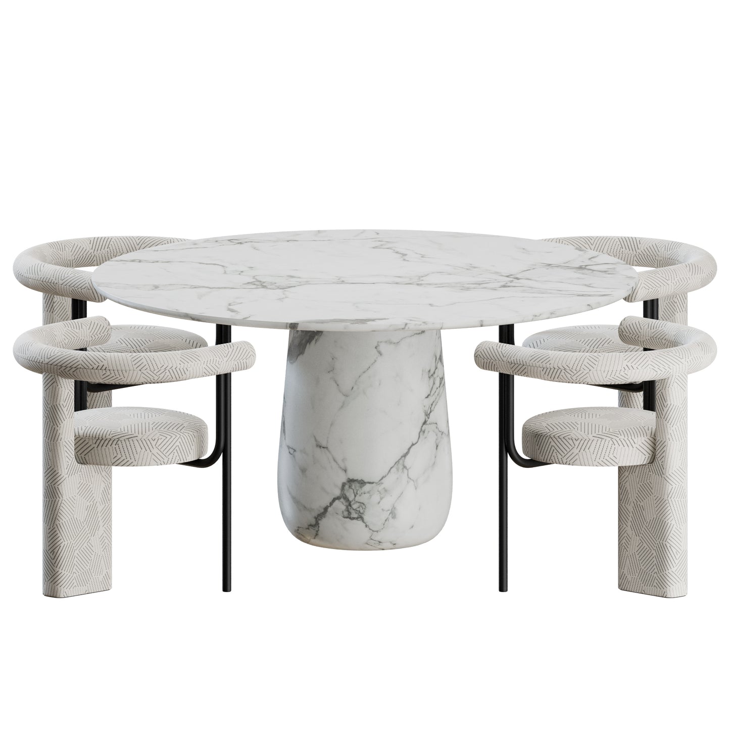 Balance Dining Set By Woo 3D model on Add Model