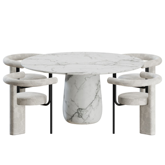 Balance Dining Set By Woo 3D model on Add Model