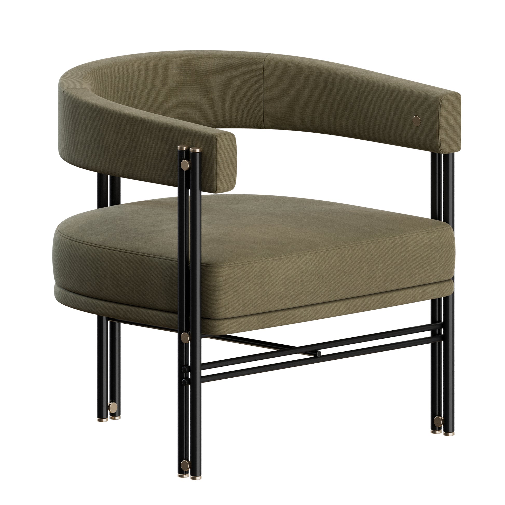 Bamboo Armchair by Praddy 3D Model