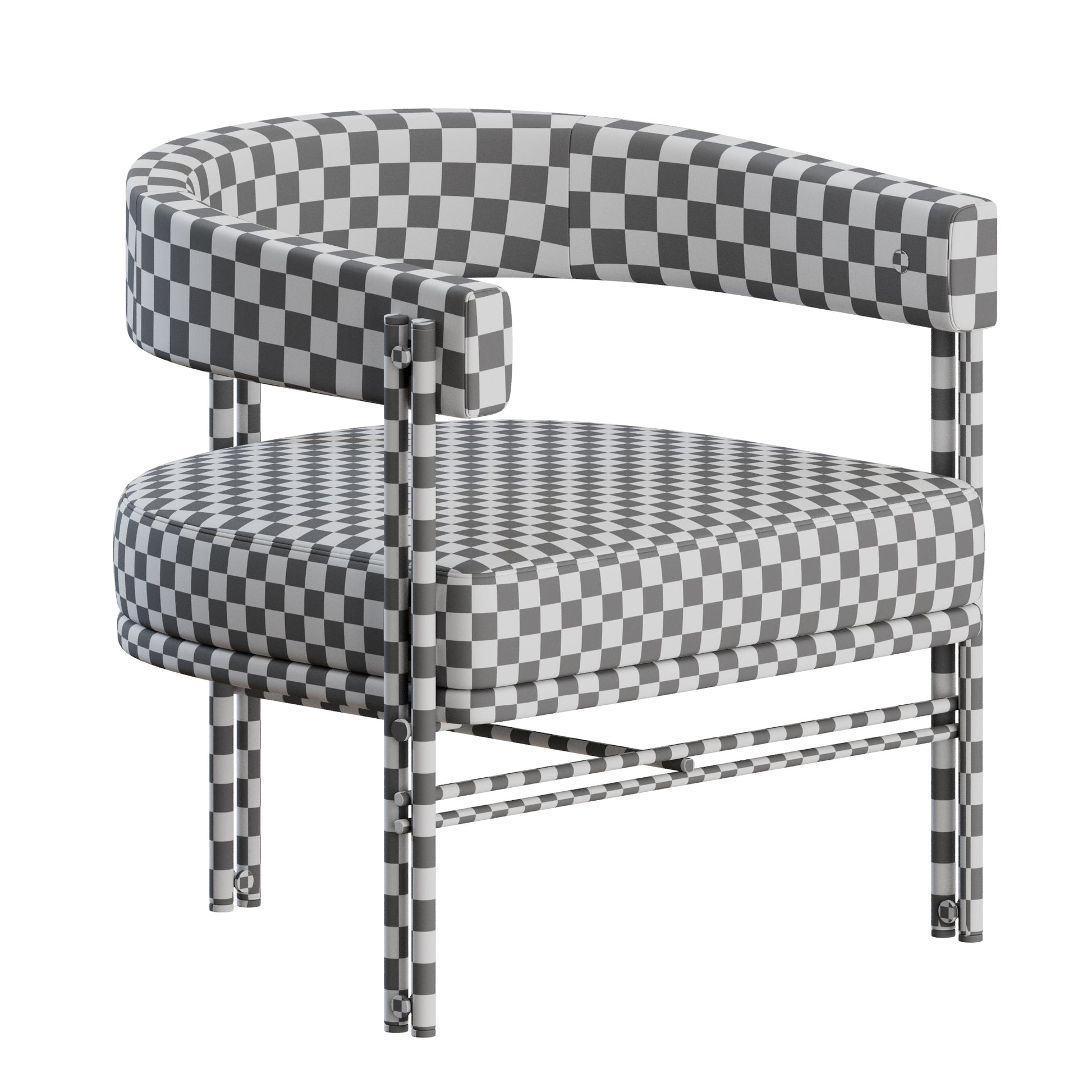 Bamboo Armchair by Praddy 3D Model