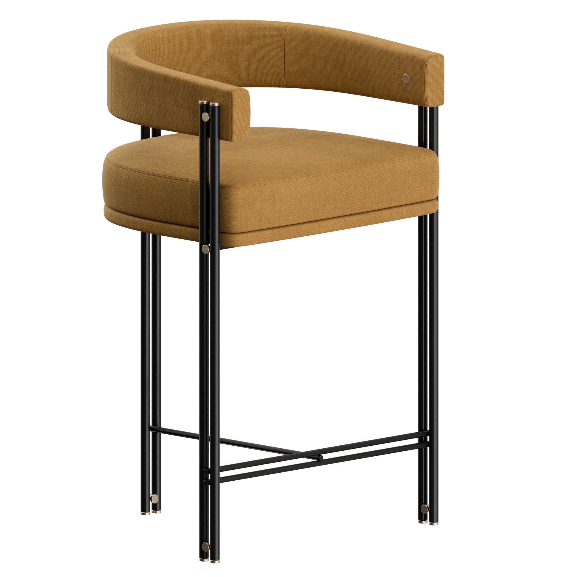 Bamboo Stool by Praddy 3D Model